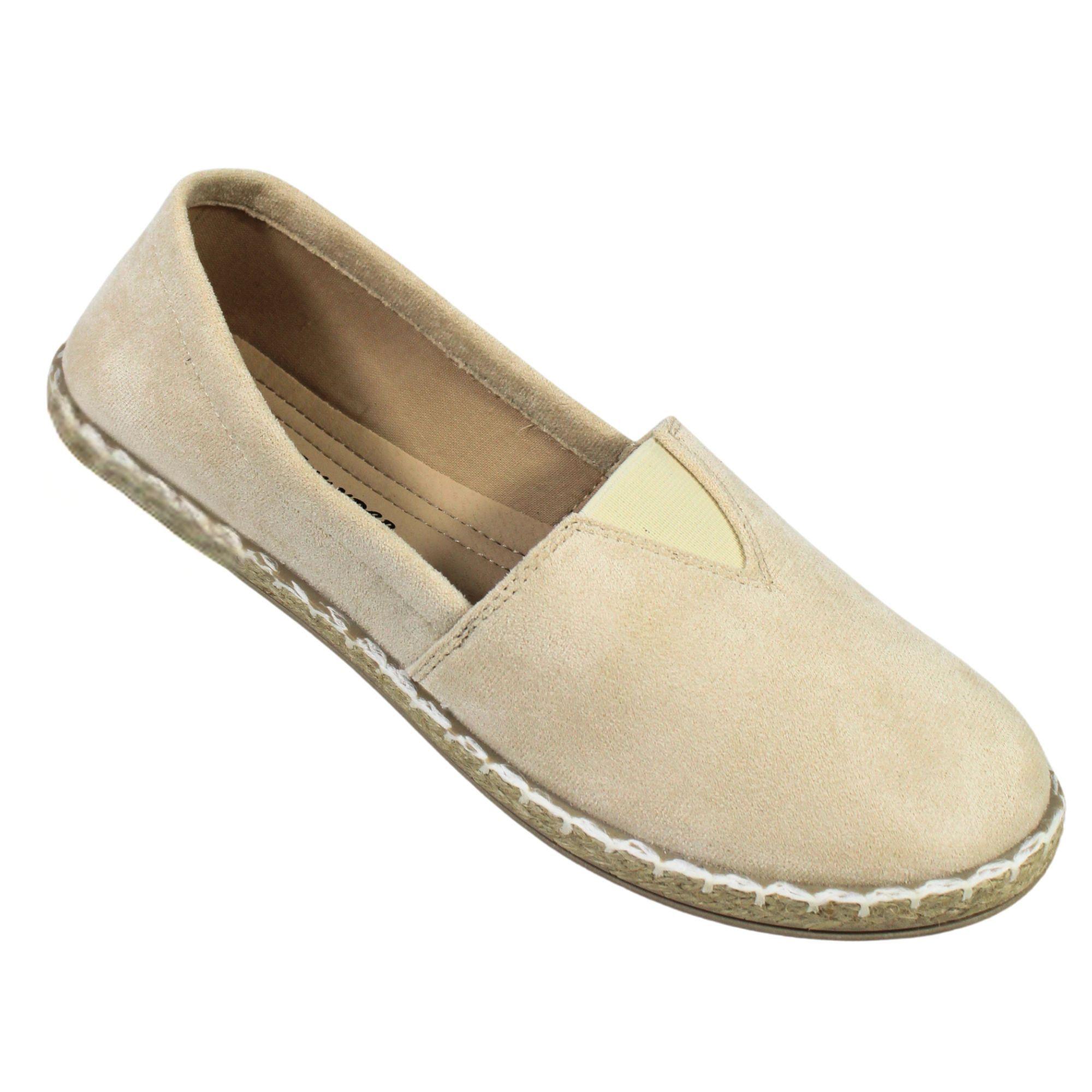 Alpargatas Mujer Cómodas para Verano Yassne QM2510 Beige-2