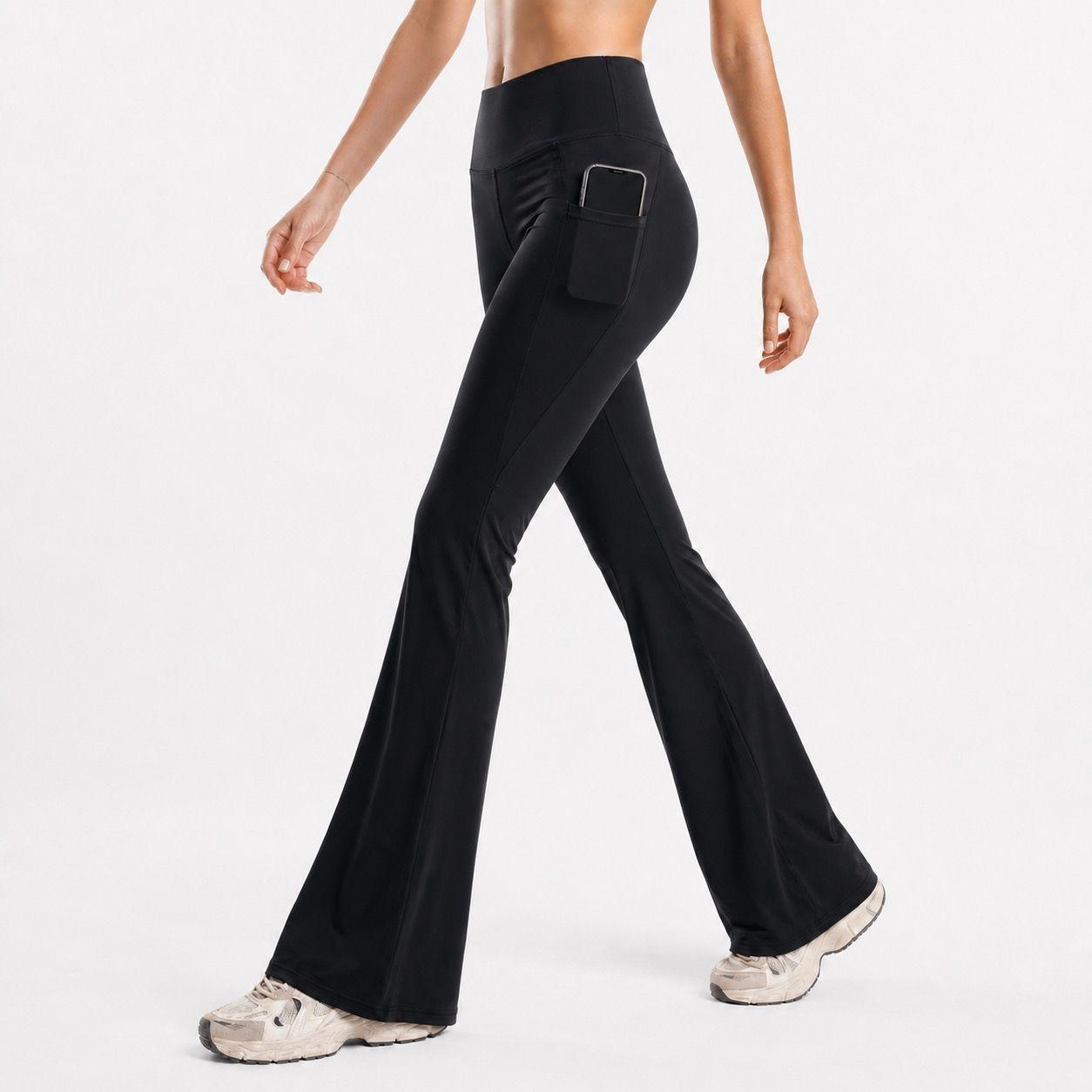 Calza Estilo Flare Tiro Alto Elasticada-2