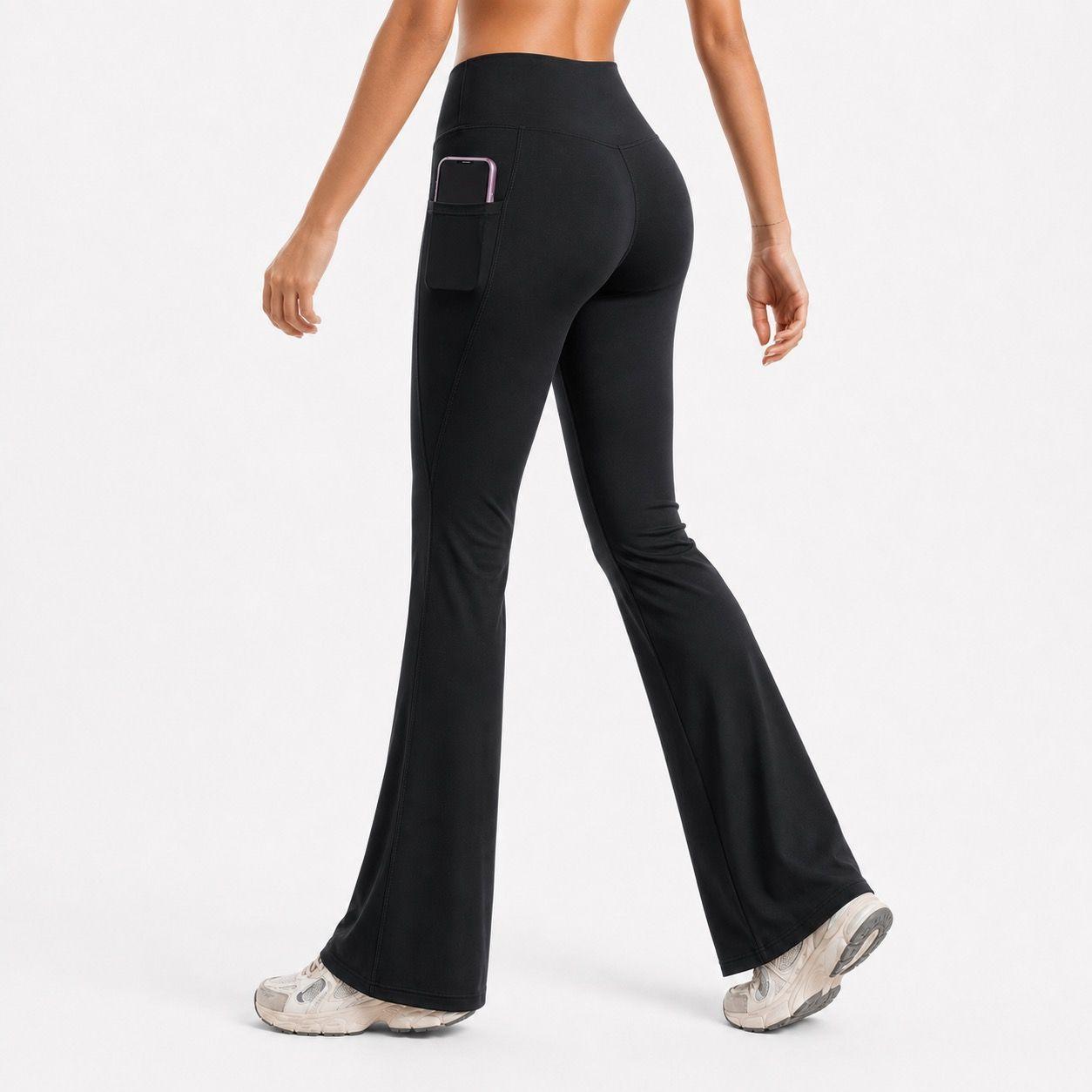 Calza Estilo Flare Tiro Alto Elasticada-3