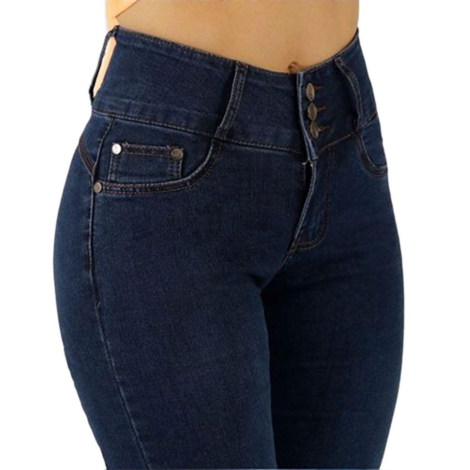 Jeans De Mujer Tiro Alto Flare Yassne J93-2