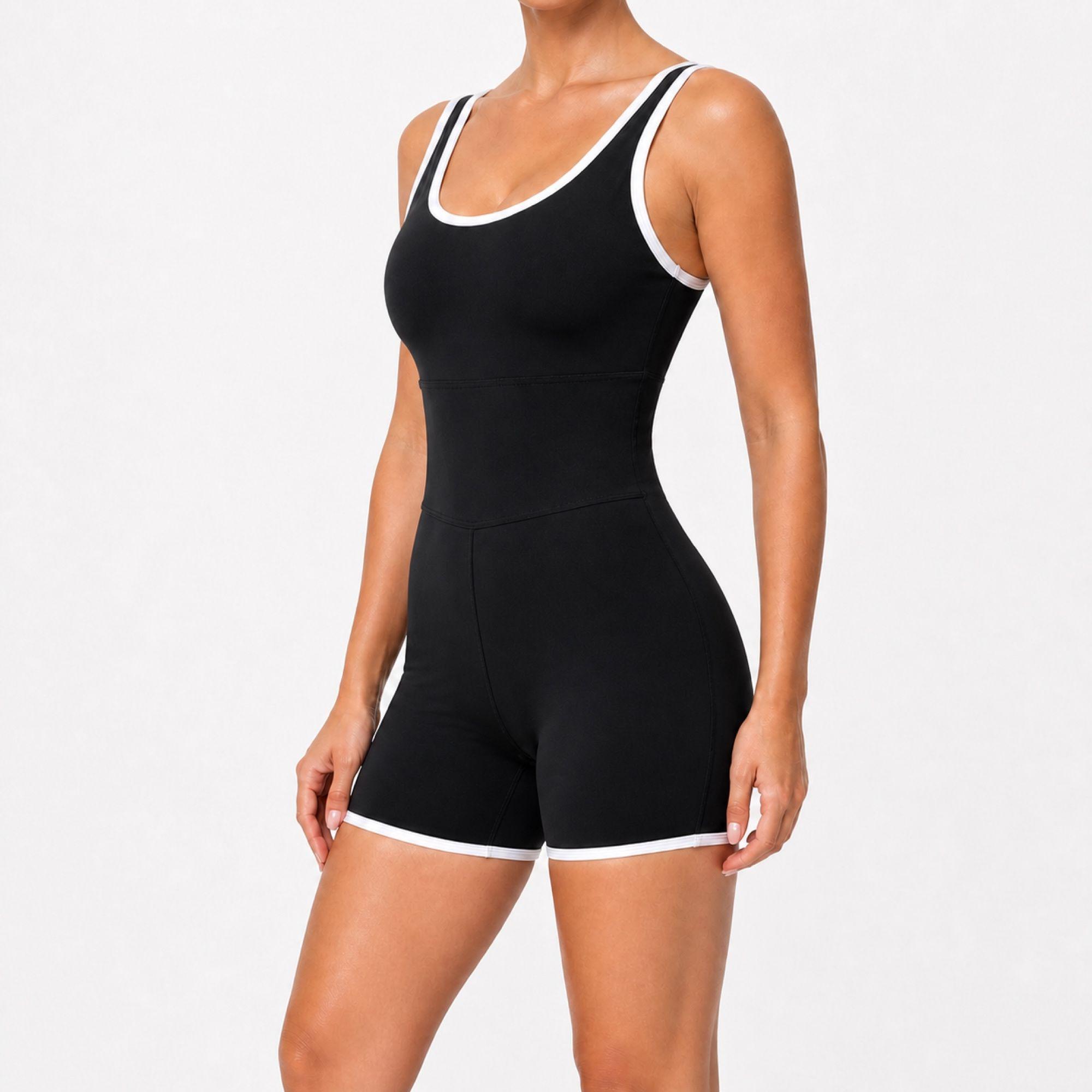 Enterito Deportivo Mujer Corto Spandex Elástico Tallas S-M-L-2