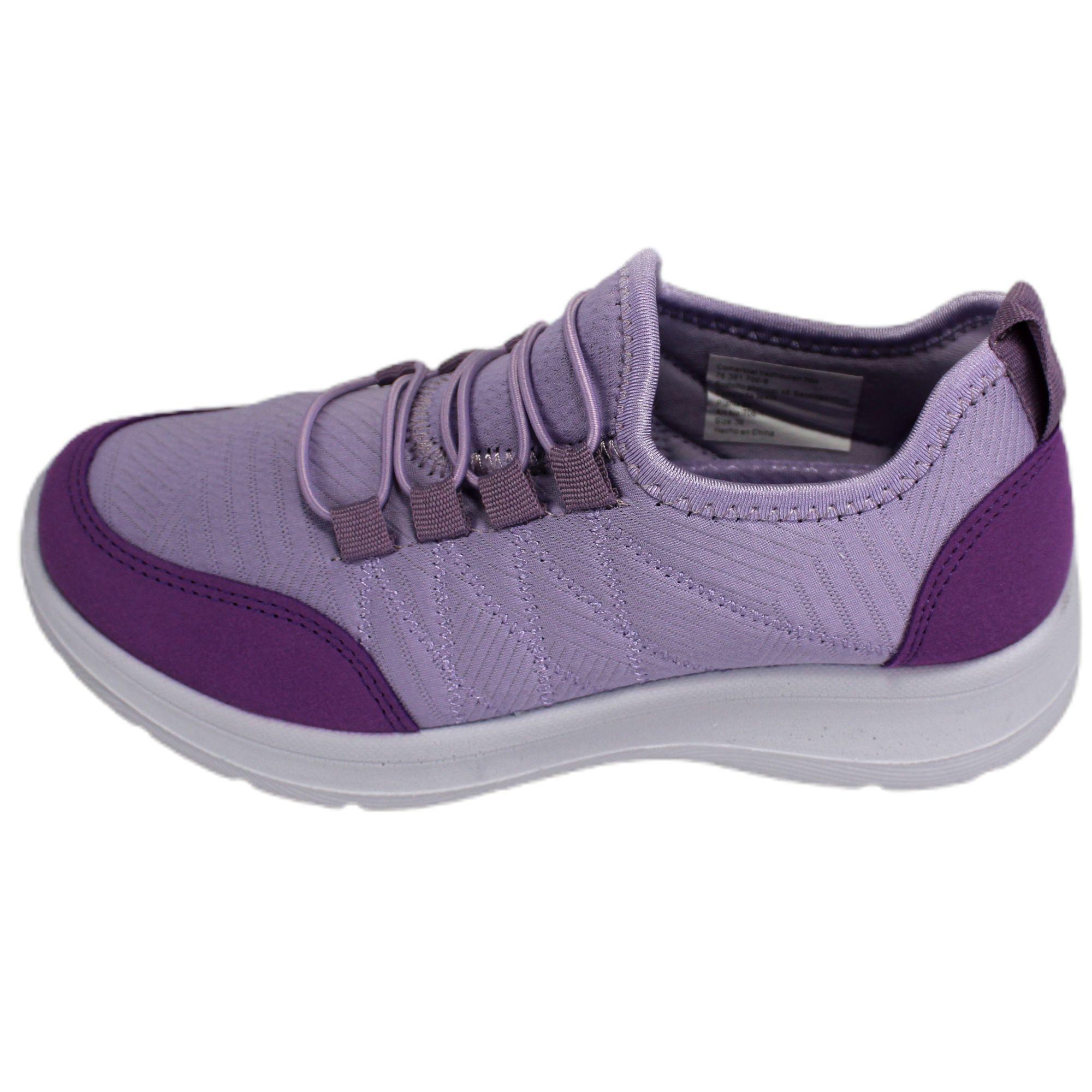 Zapatilla Deportiva Mujer Acolchadas Yassne Morado-1