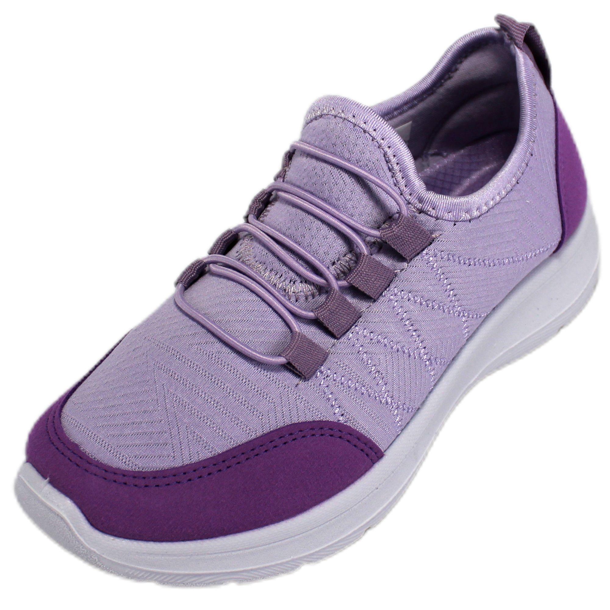 Zapatilla Deportiva Mujer Acolchadas Yassne Morado-2