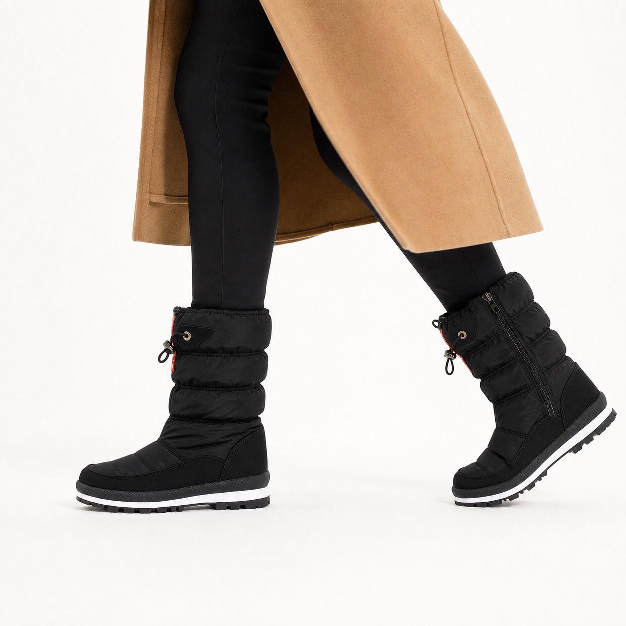 Bota Mujer Impermeable de Nieve Forrada Polar-1
