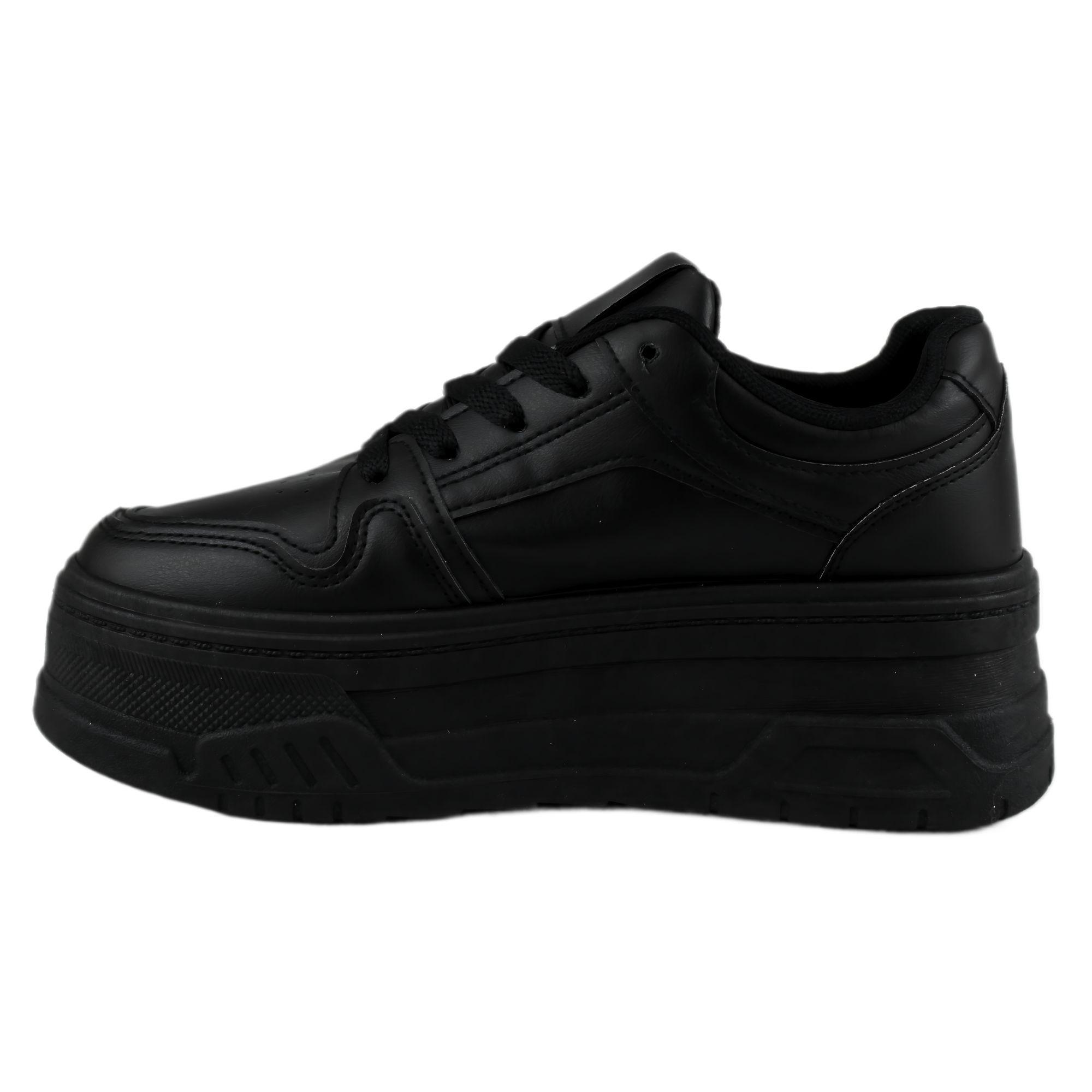 Zapatilla Escolar Unisex 12 Yassne Negro-3