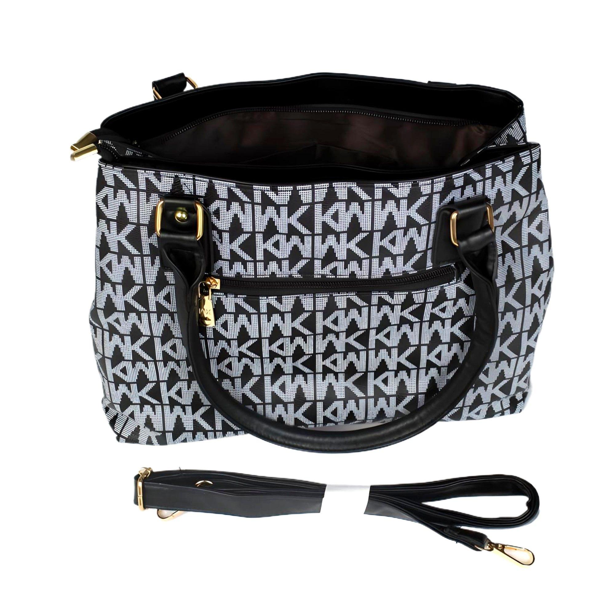 Cartera Mujer WK Negro Yassne-2