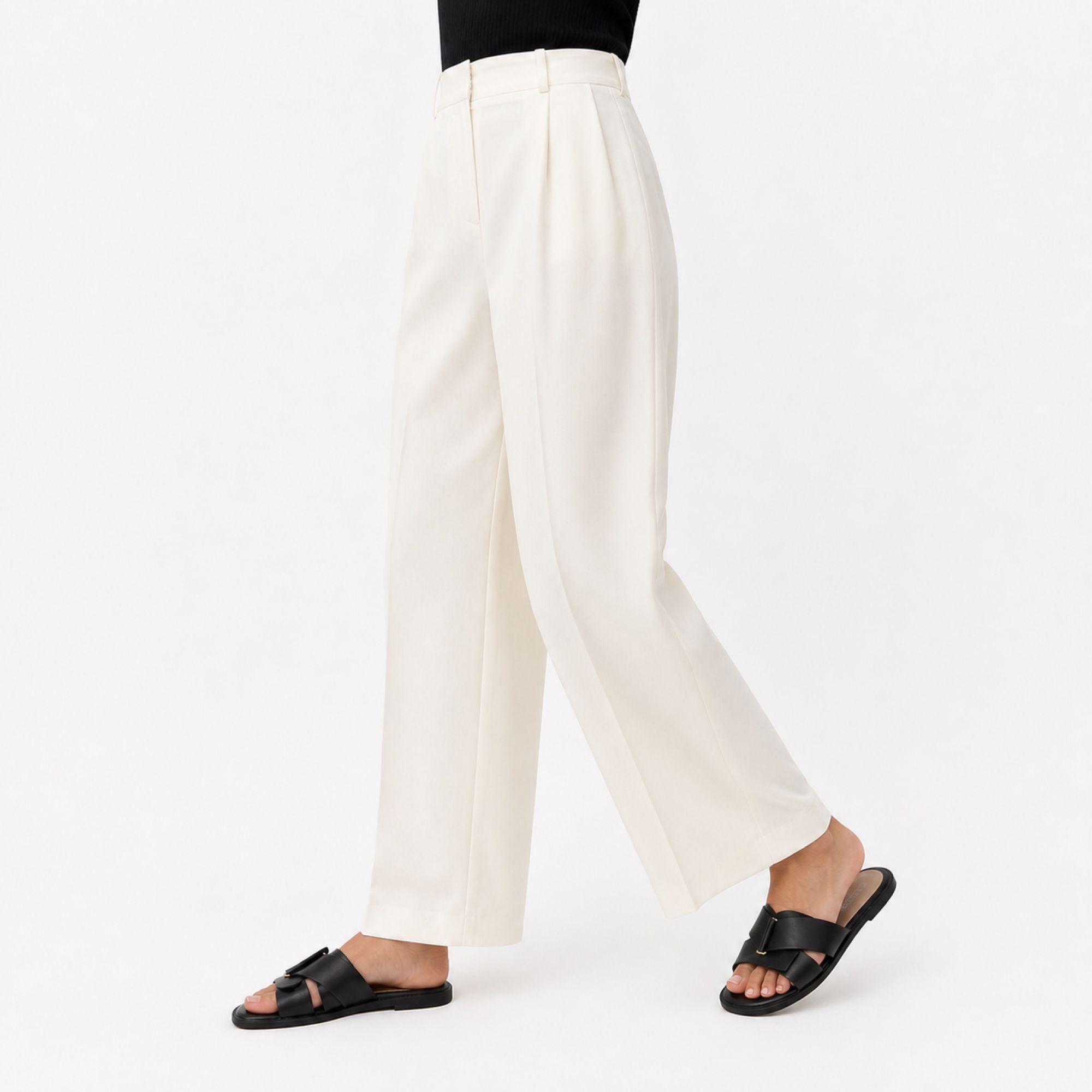 Sandalia Mujer Elegante Plana Punta Abierta 6042-5