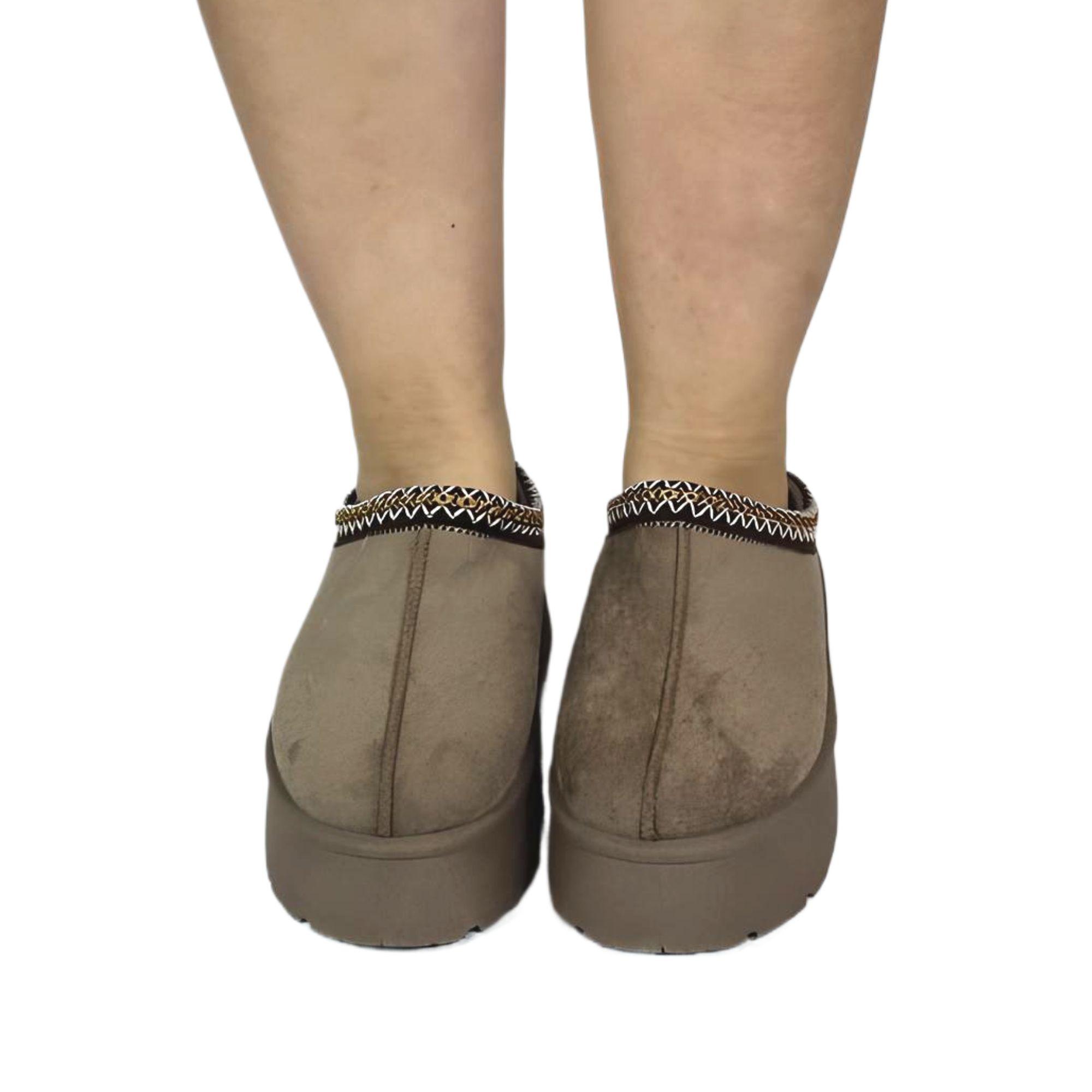 Pantufla de Mujer Invierno 03 Yassne Gris-3