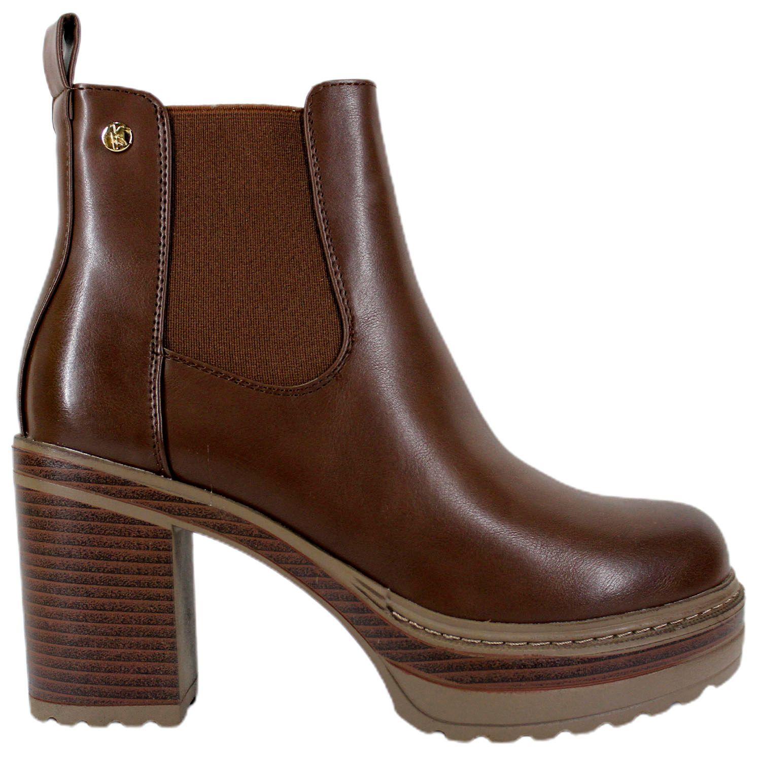 Botin Tacón Alto Plataforma Elegantes Qm07 Yasna-0