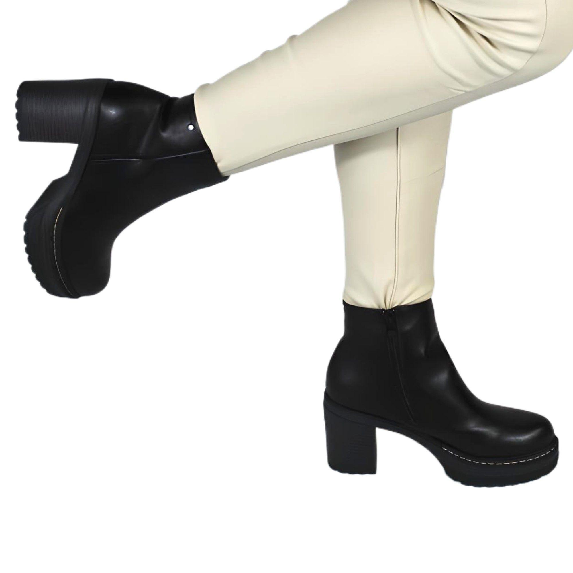 Botin de Mujer 16 Yassne Negro-3