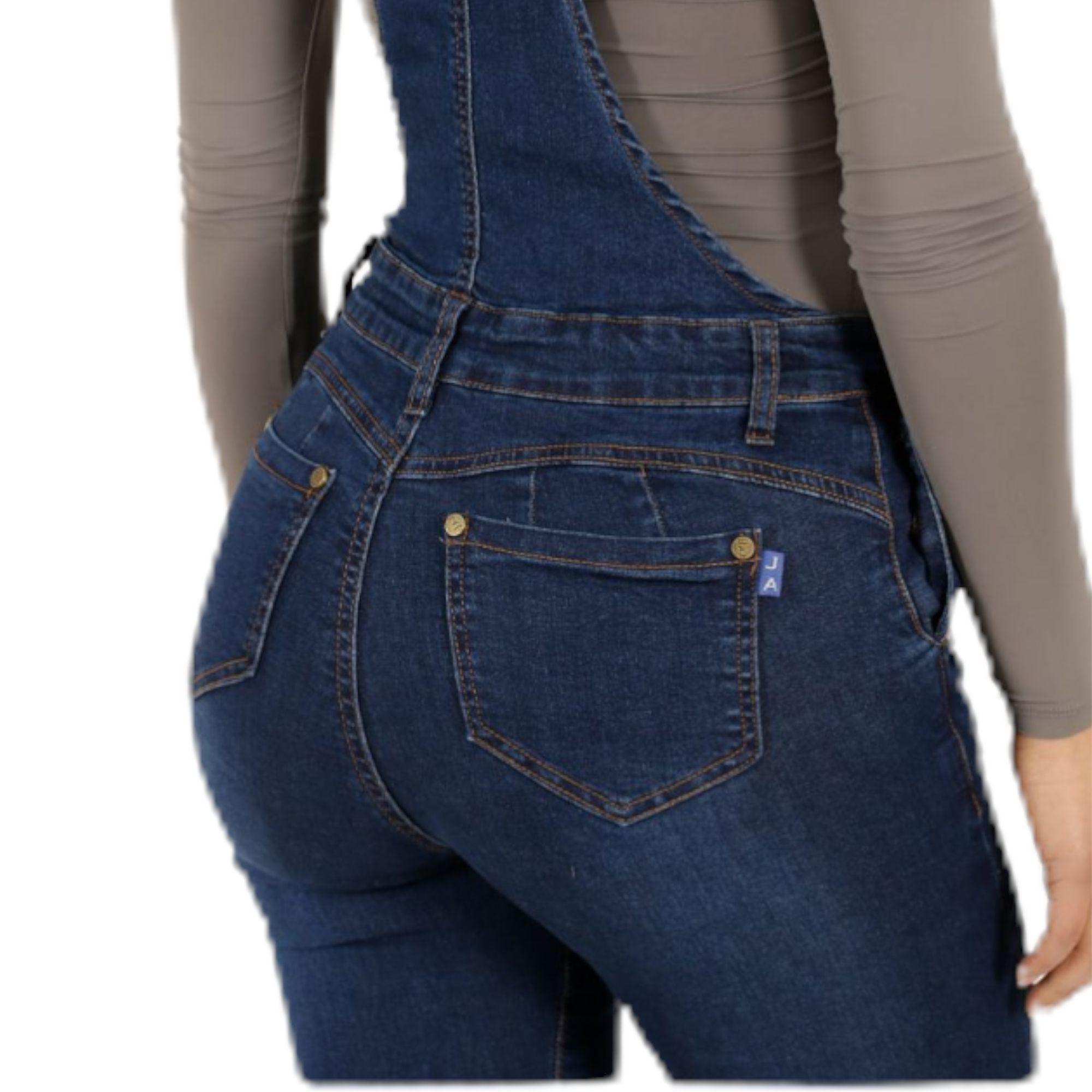 Jardinera de jeans para mujer 333 Yassne-3
