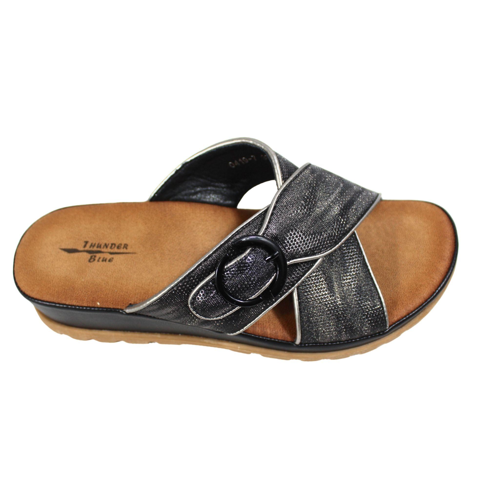 Sandalia Mujer Plataforma 0419-7 Negro-2