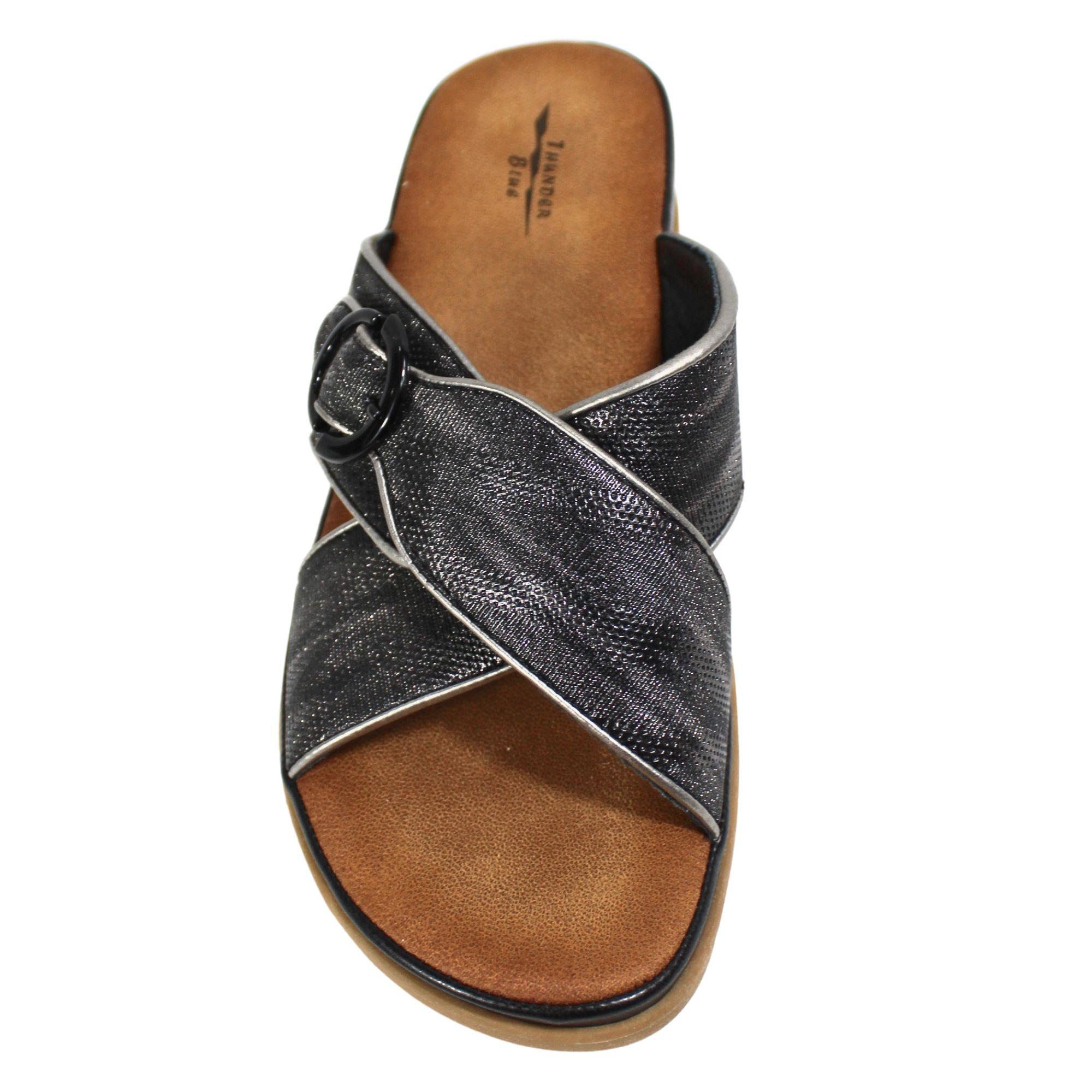 Sandalia Mujer Plataforma 0419-7 Negro-3