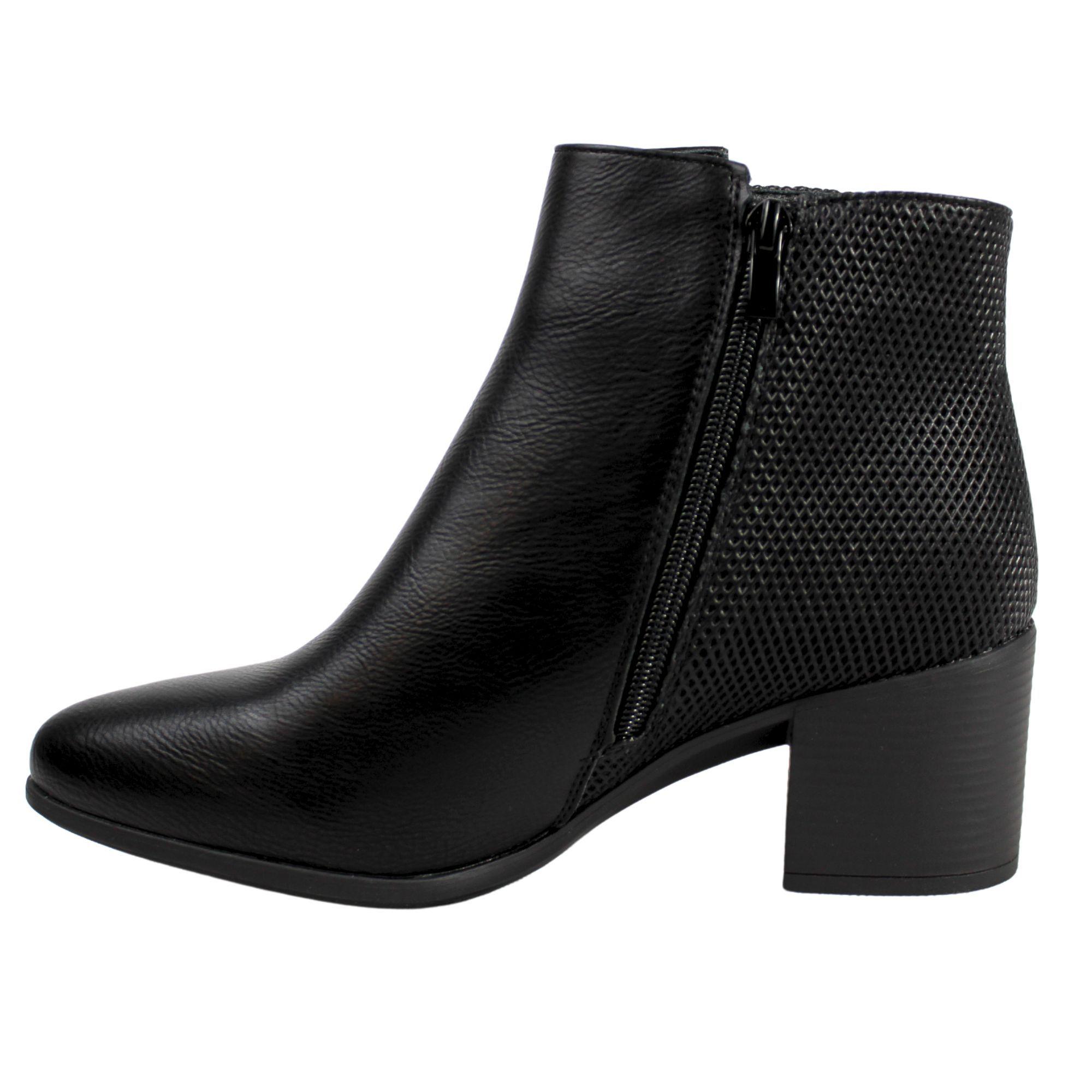 Botin Mujer Caual Negro 05 Yassne Negro-3