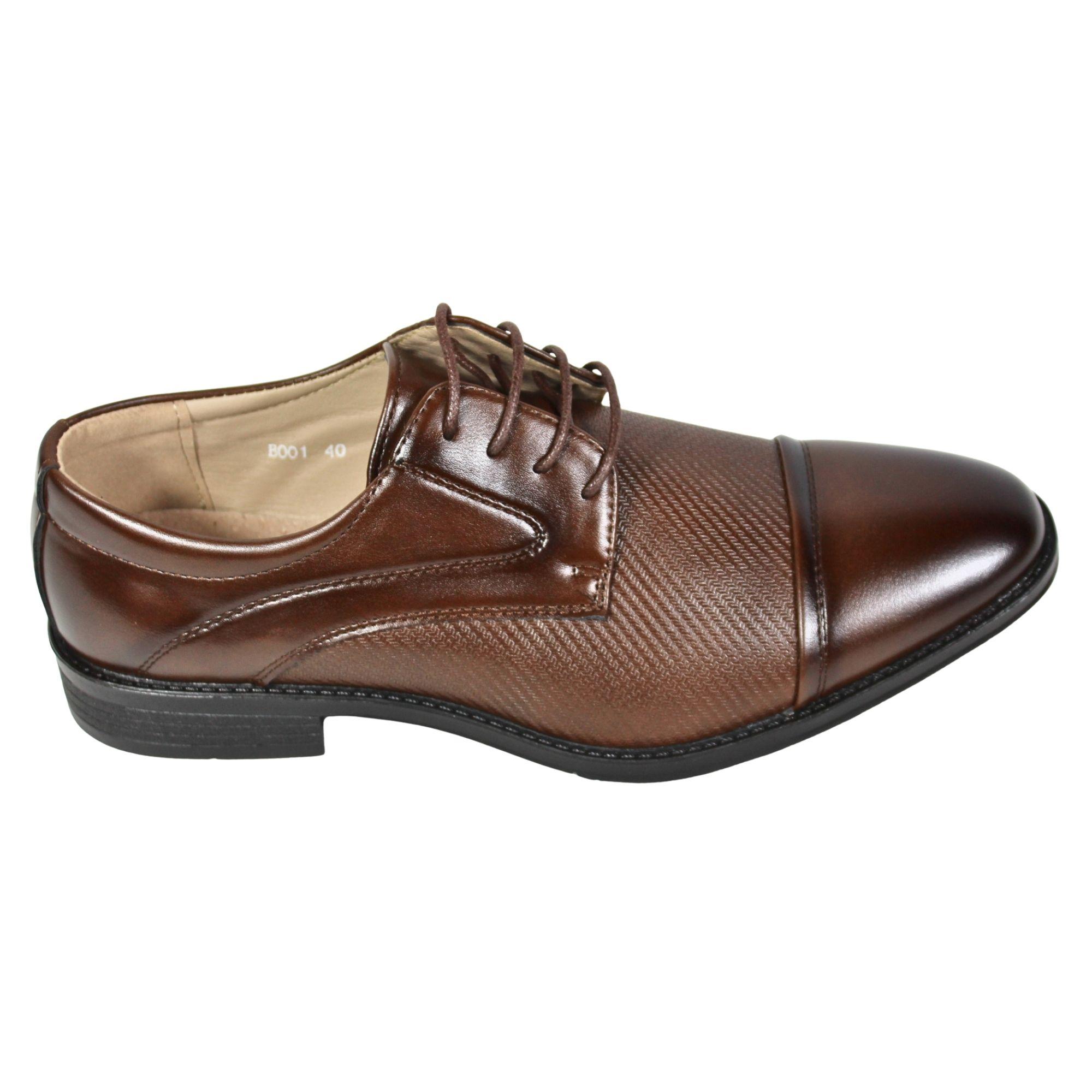 Zapato Oxford Formal Hombre B1 Café-2