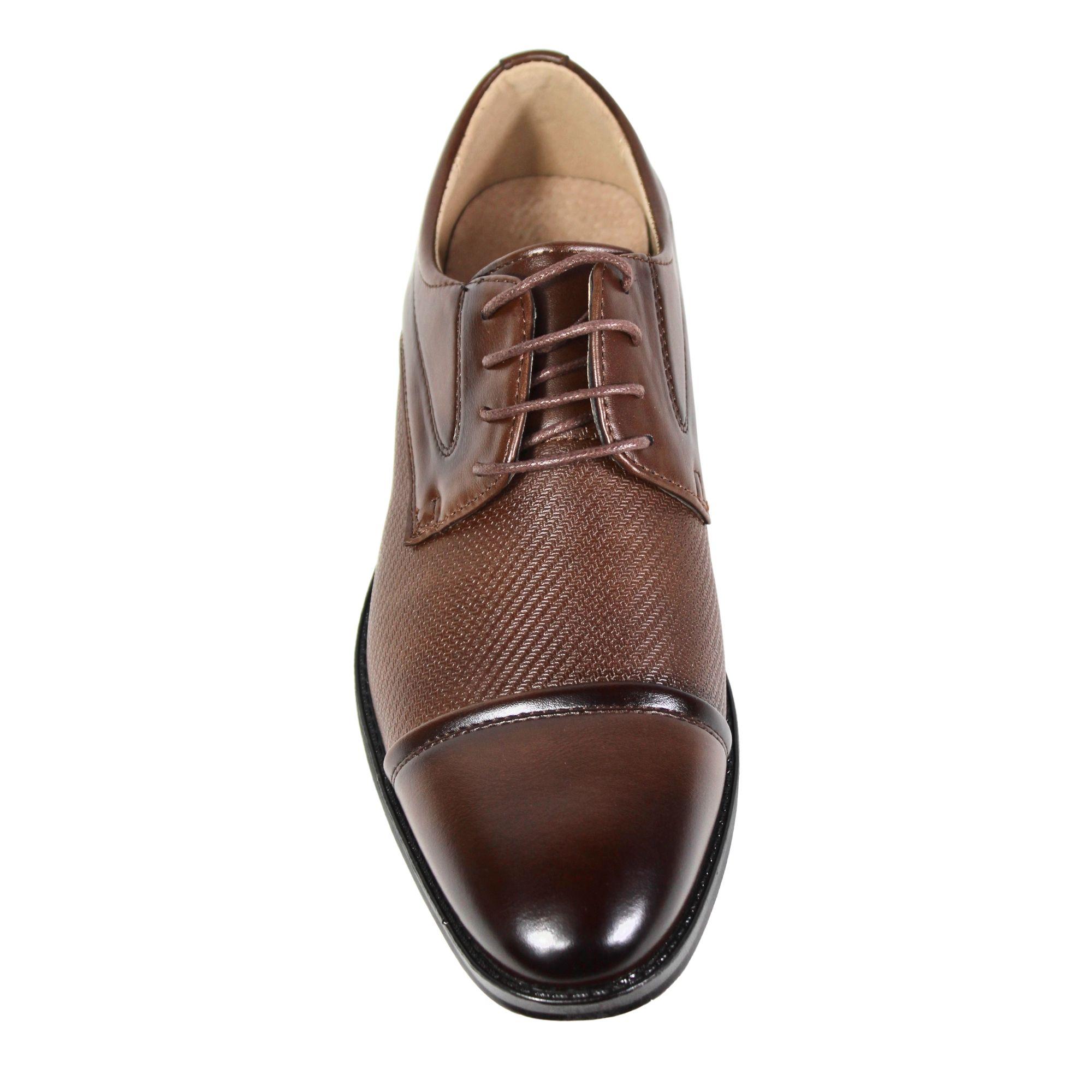 Zapato Oxford Formal Hombre B1 Café-3