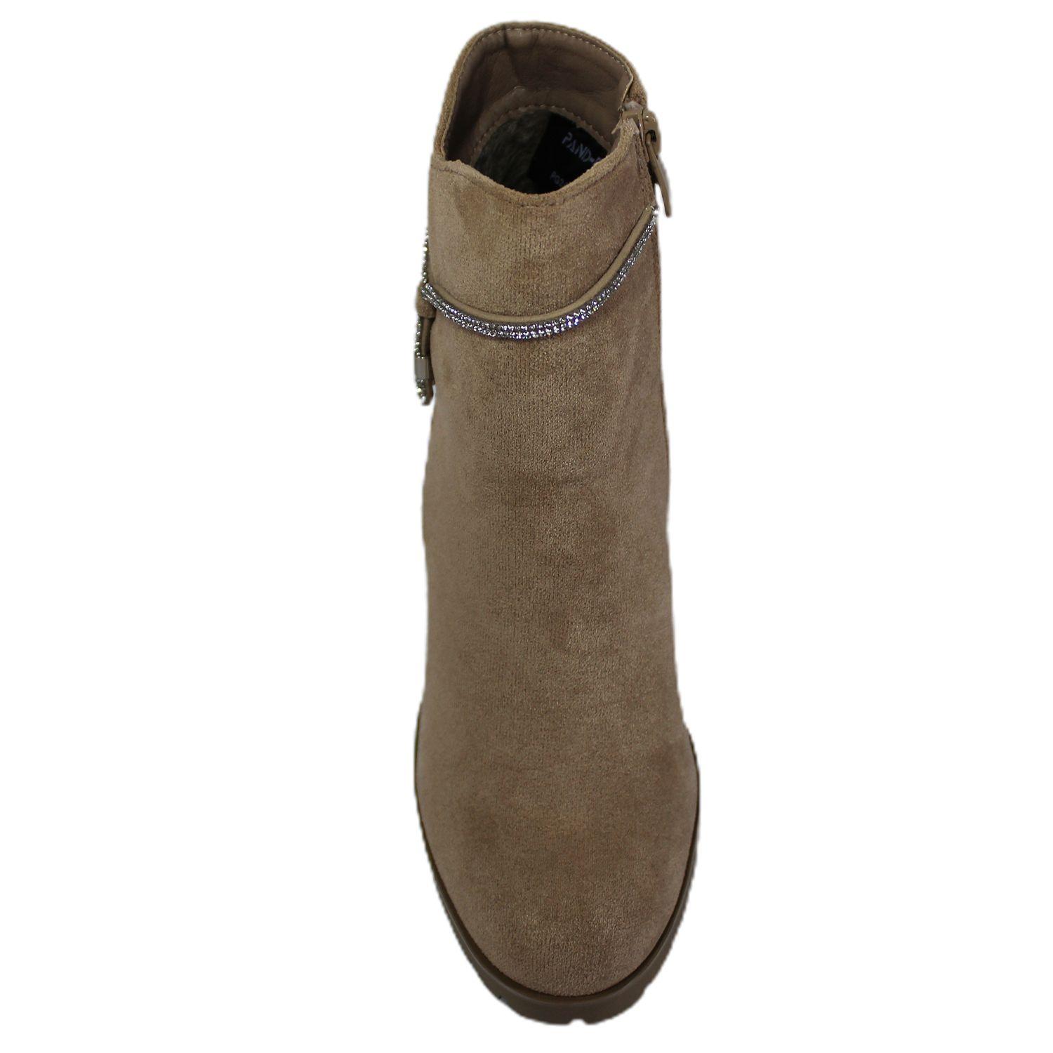 Botin de gamuza con Taco alto mujer Yasna-3