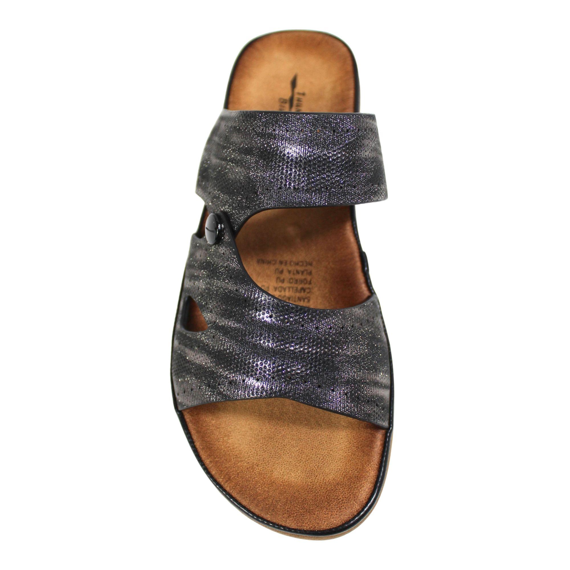 Sandalia Mujer Casual Confort 0520-3 Negro-3