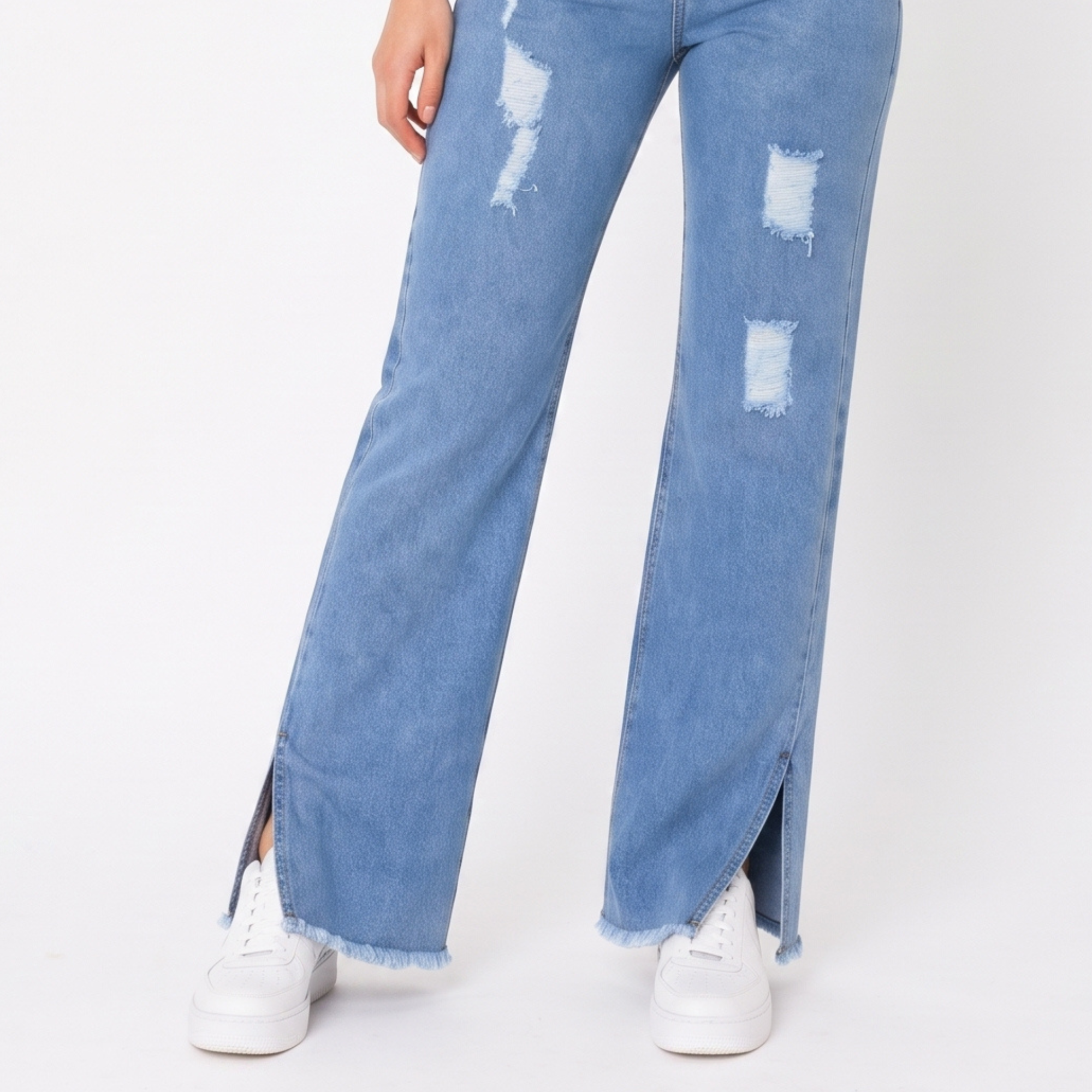 Jeans Mujer Holgado Ancho J9237-4