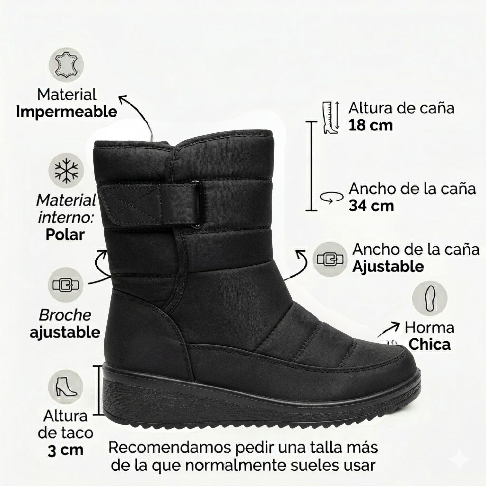Bota Mujer Impermeable Polar QM2524-8