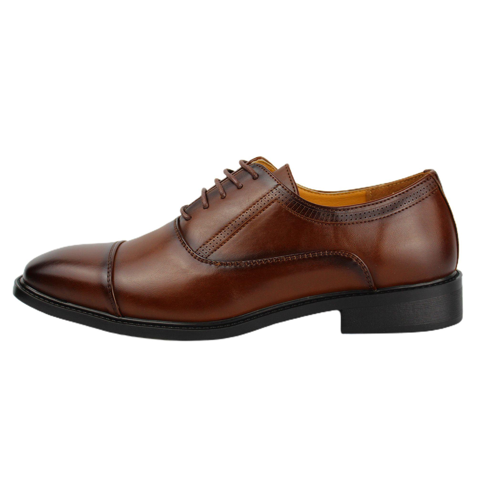 Zapato Formal Vestir hombre L8 Marron-0