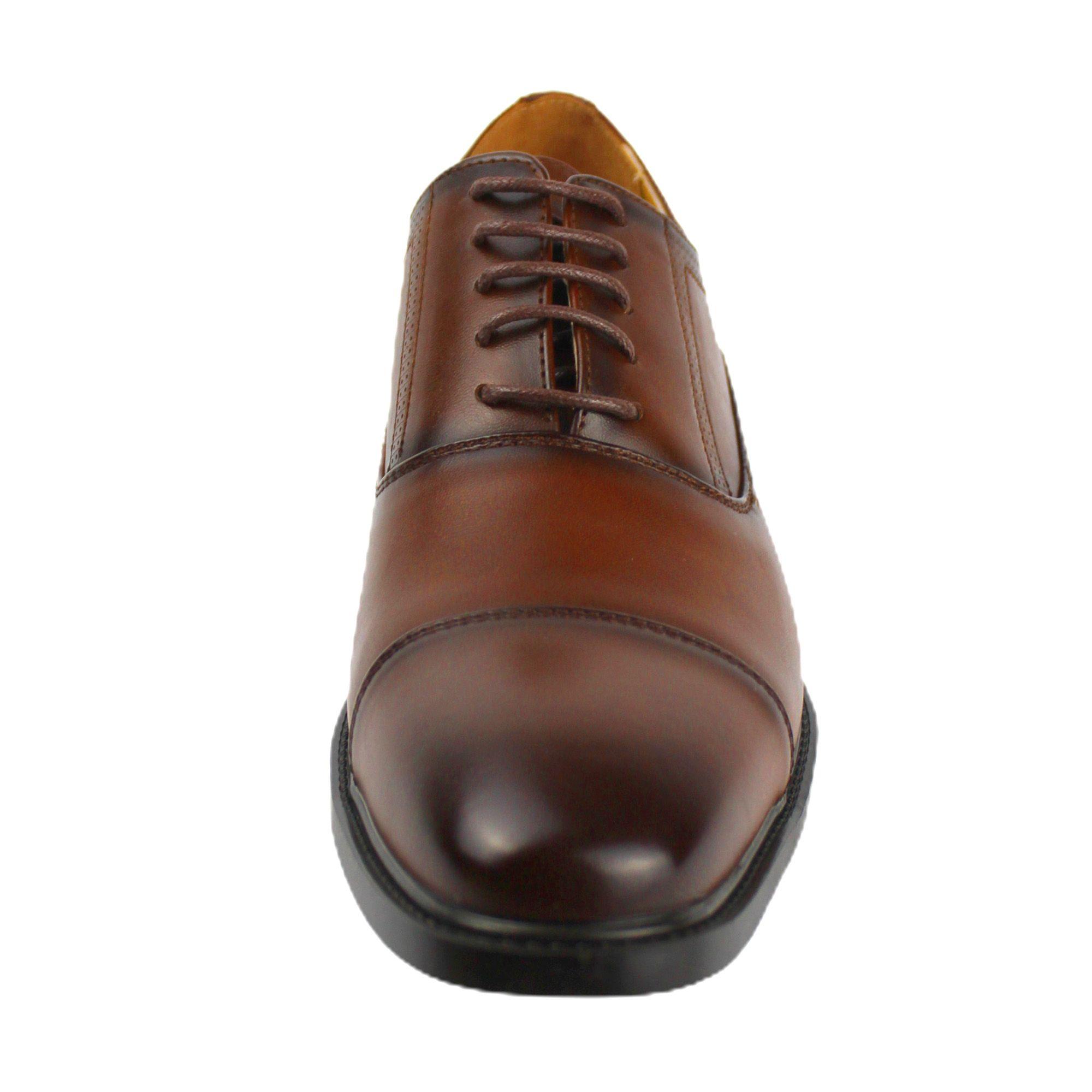 Zapato Formal Vestir hombre L8 Marron-3