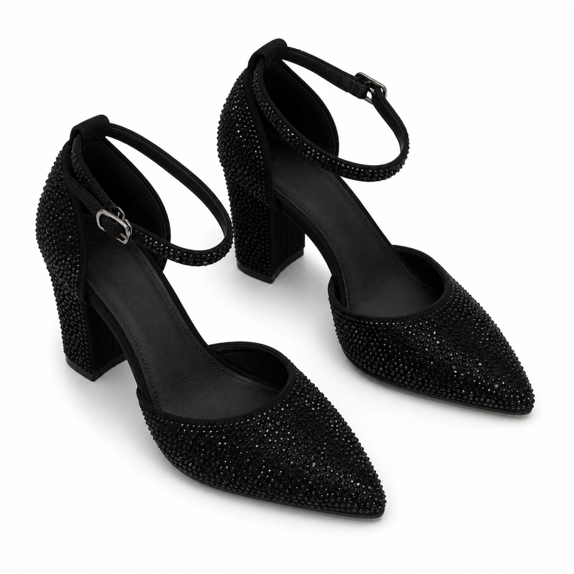 Sandalia Mujer Elegante Tacón Cuadrado 5271-3