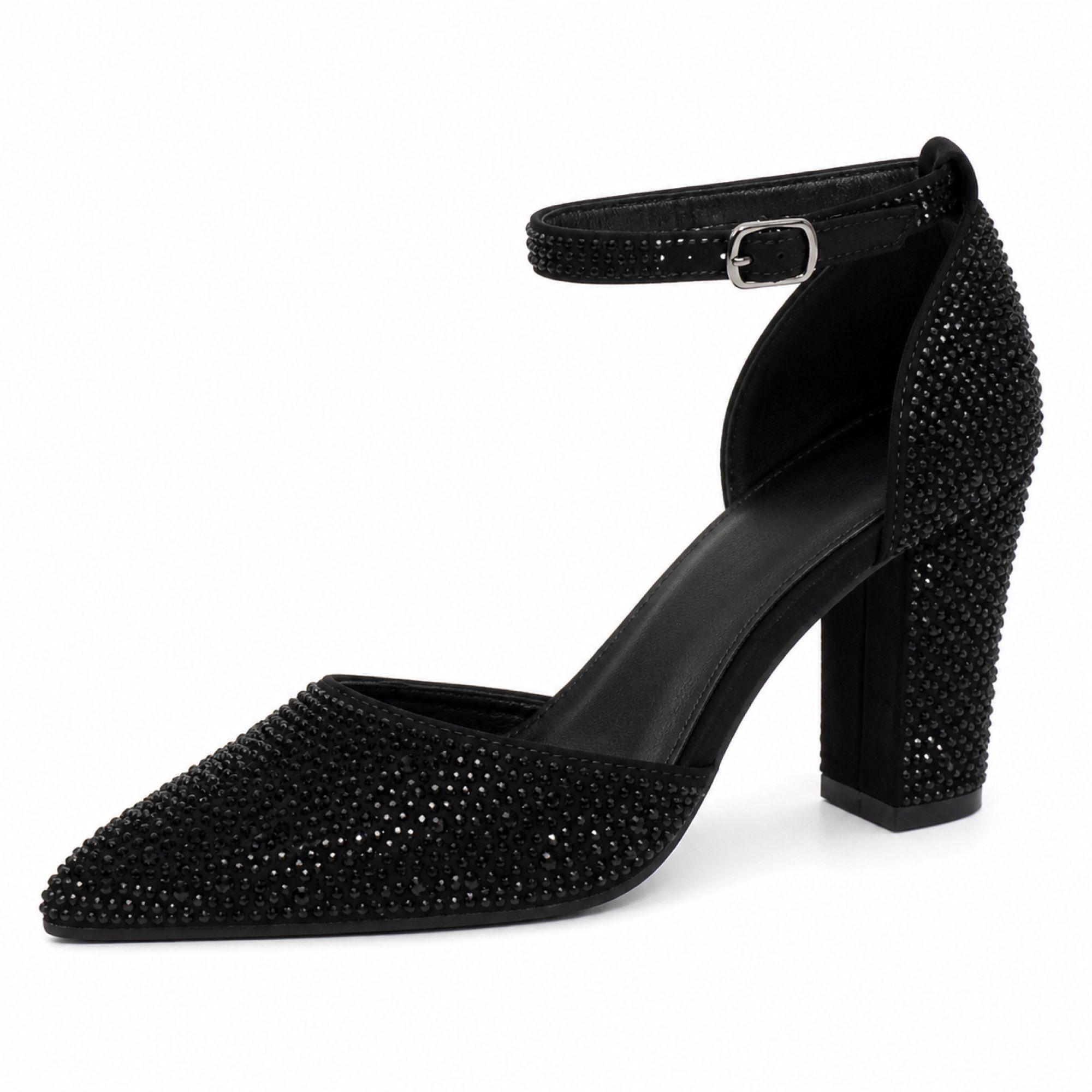 Sandalia Mujer Elegante Tacón Cuadrado 5271-6