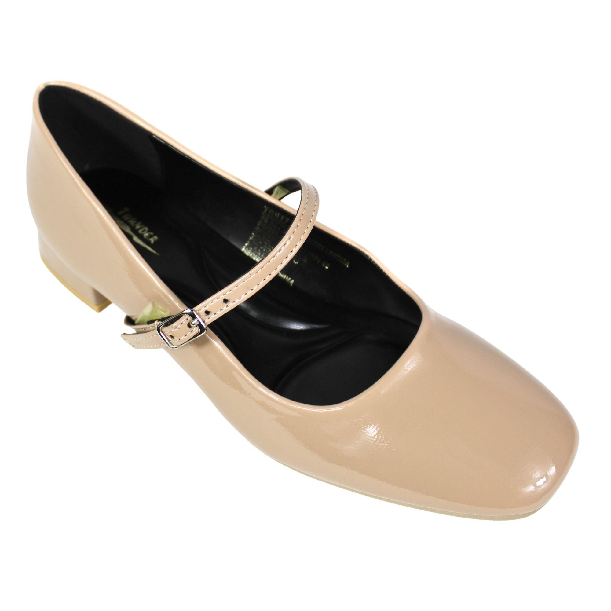 Zapato Mujer Mary Jane Ajustable TGH17 Rosado-1