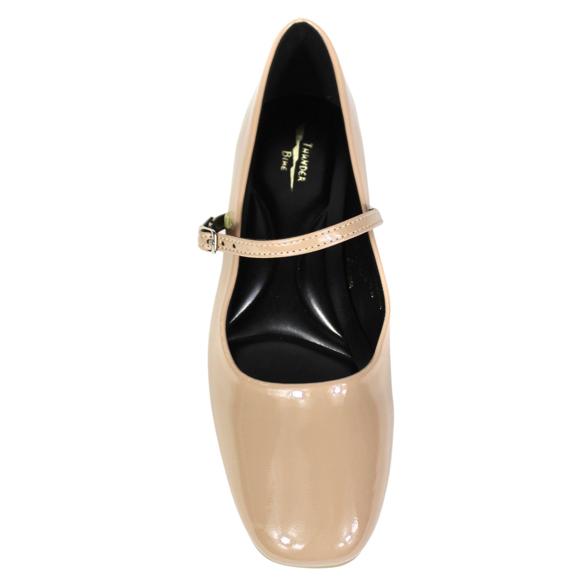 Zapato Mujer Mary Jane Ajustable TGH17 Rosado-2