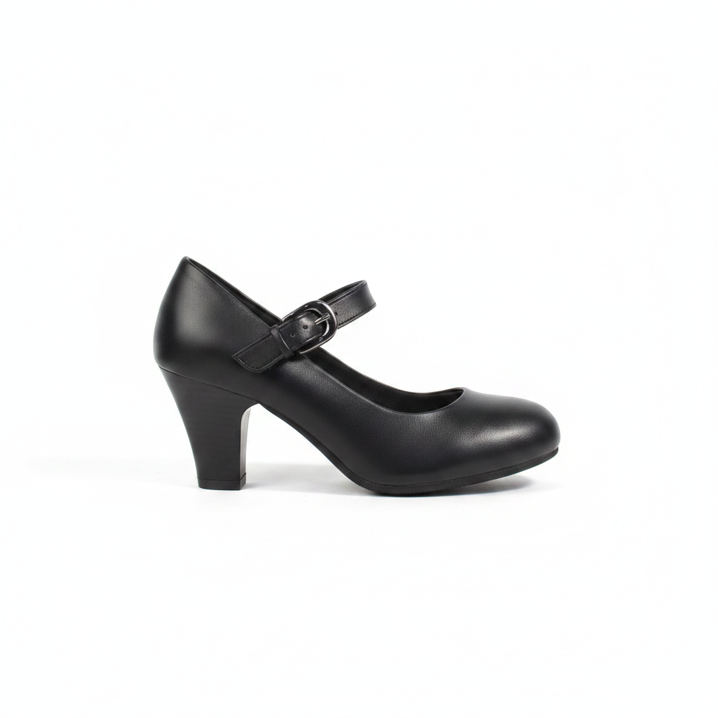 Zapato de Mujer Negro Matte-0