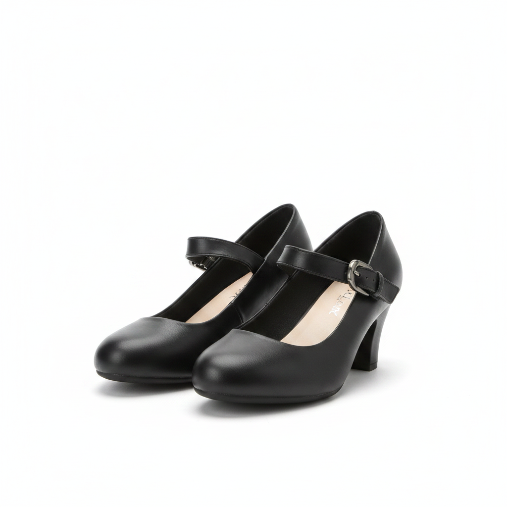 Zapato de Mujer Negro Matte-2