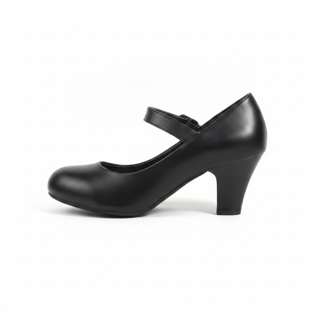 Zapato de Mujer Negro Matte-3