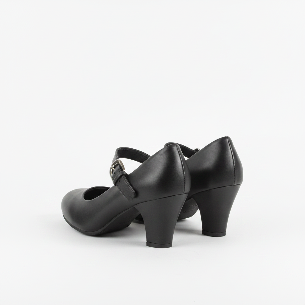 Zapato de Mujer Negro Matte-4
