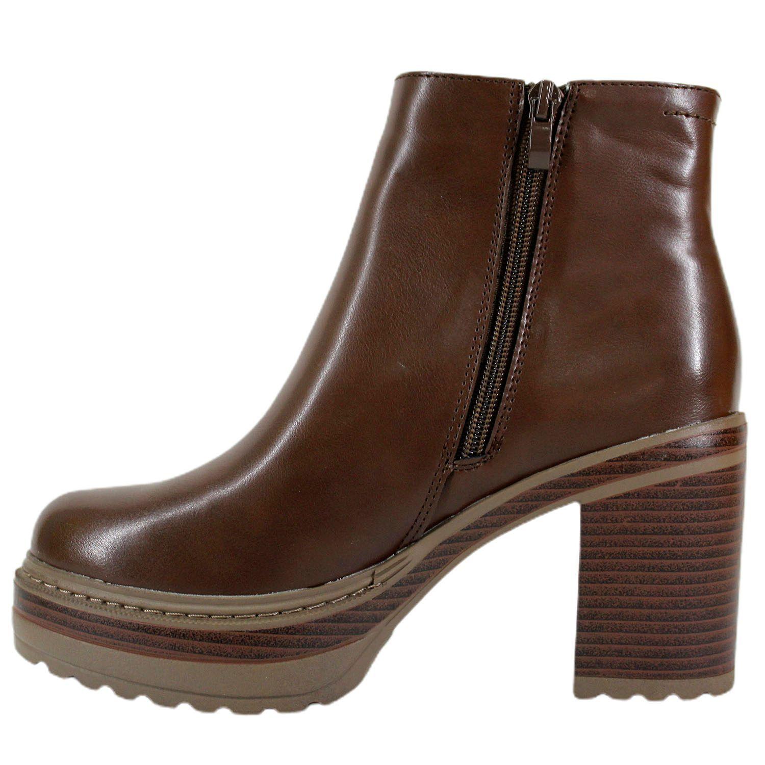 Botin Tacón Alto Plataforma Elegantes Qm16 Yasna-3