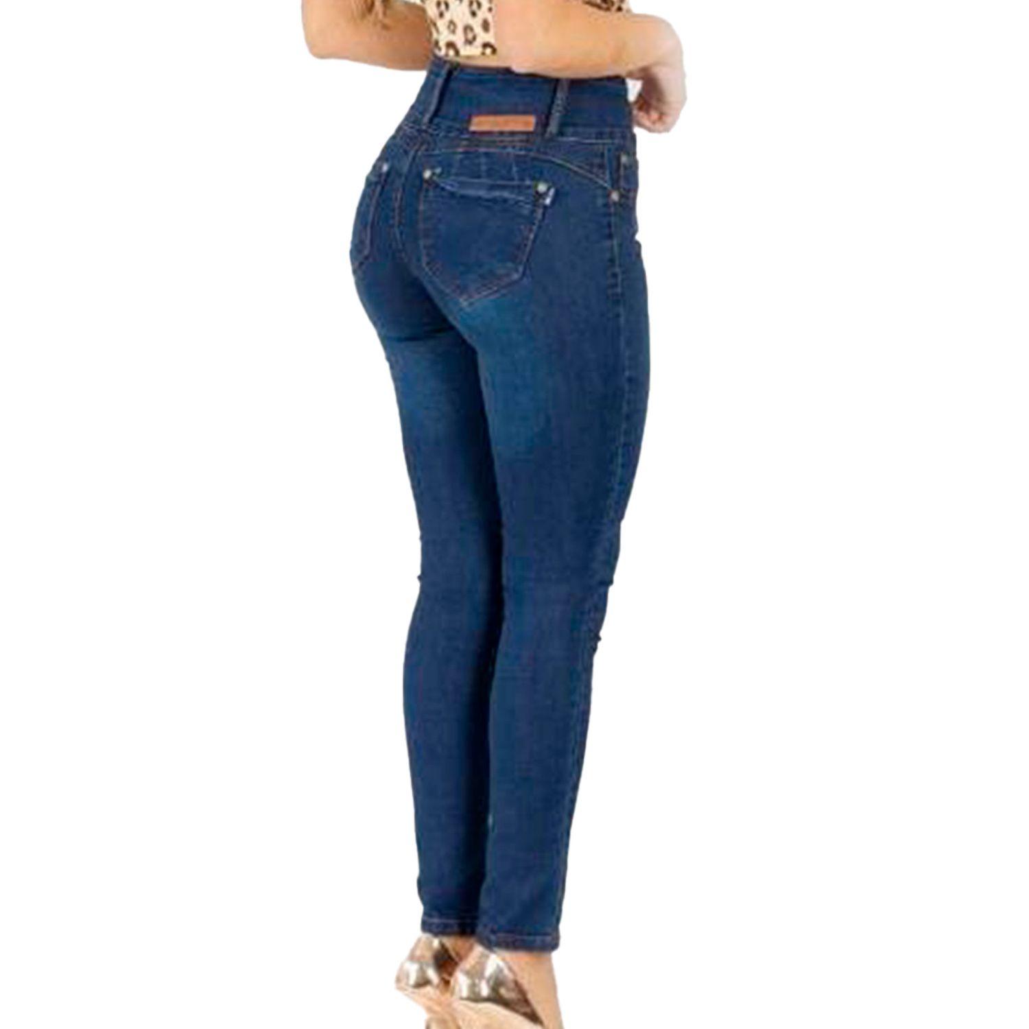 Jeans De Mujer Tiro Alto Pitillo J16 Yassne-3