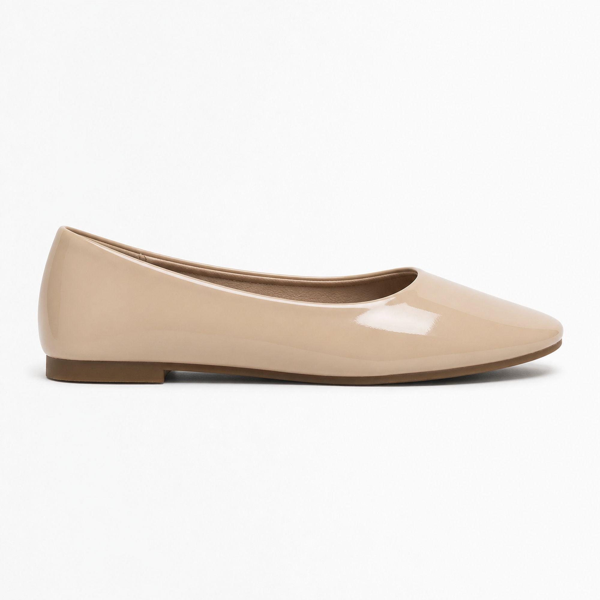 Balerina Mujer Charol Punta Redonda HL01-0