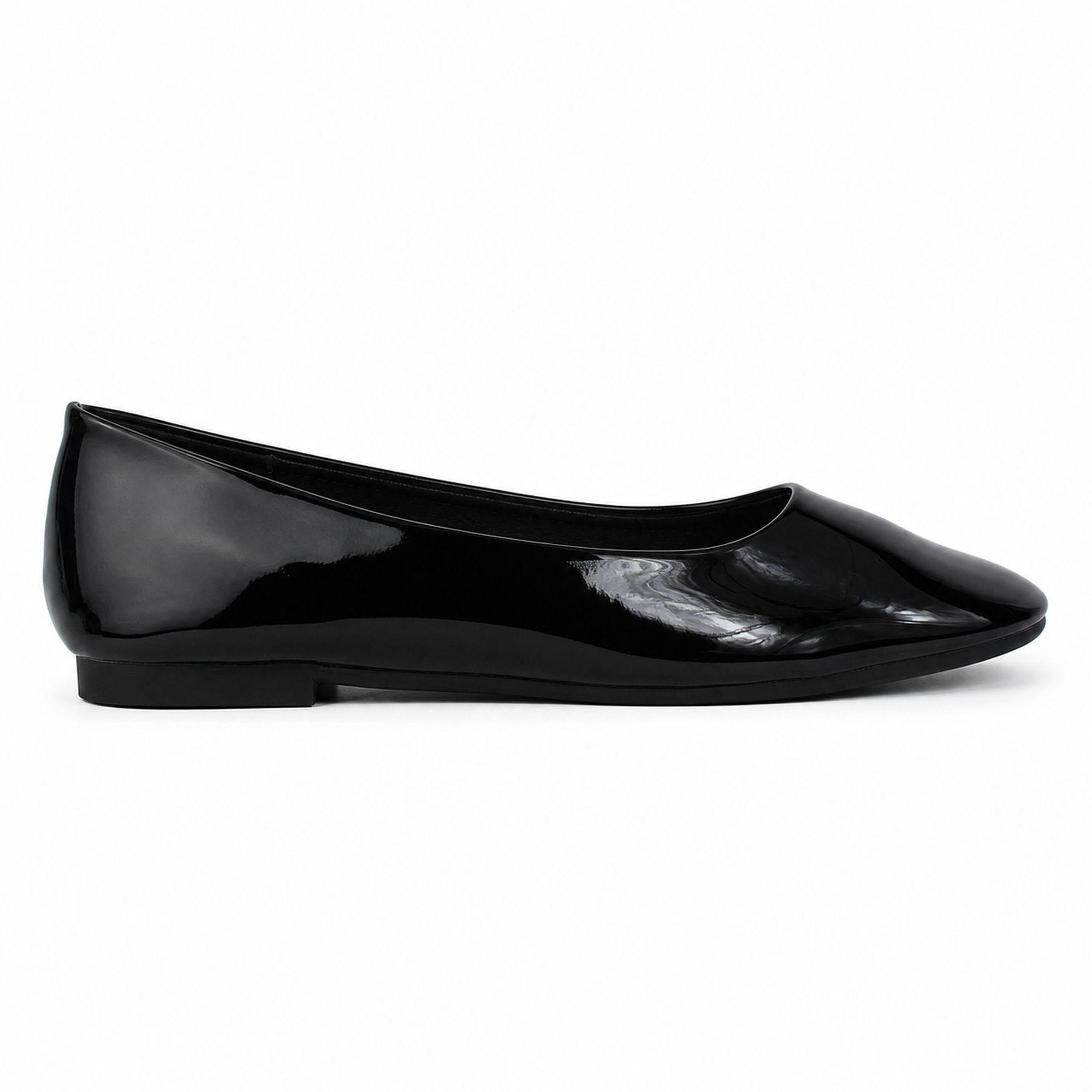 Balerina Mujer Charol Punta Redonda HL01-0