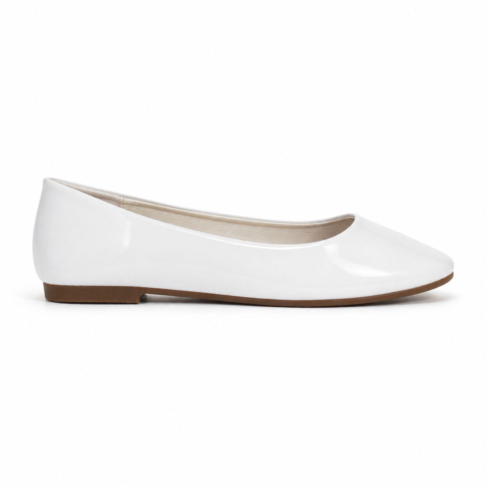 Balerina Mujer Charol Punta Redonda HL01-0