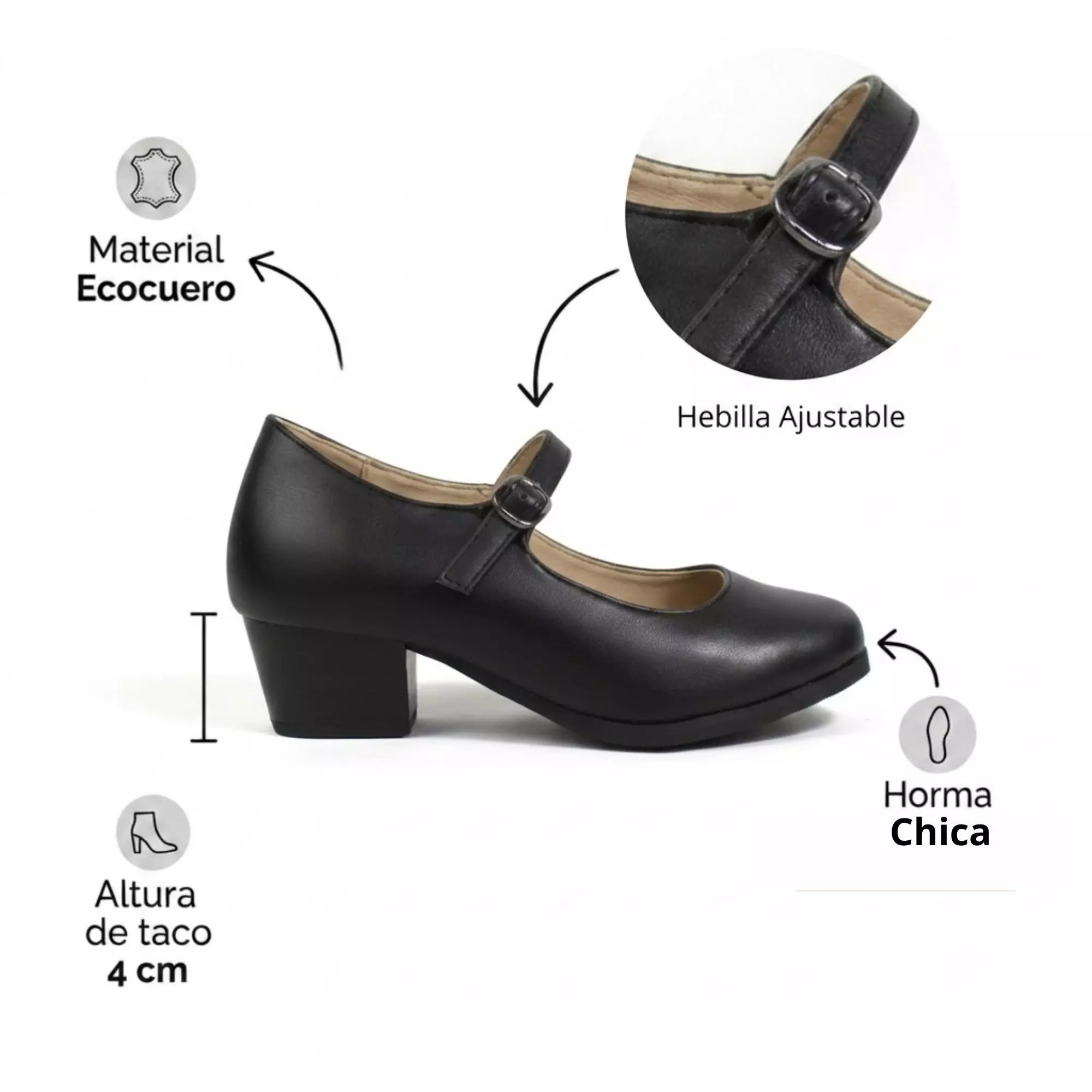 Zapato De Cueca Mujer Zapato Huaso Fiestas Patrias Yassne-6