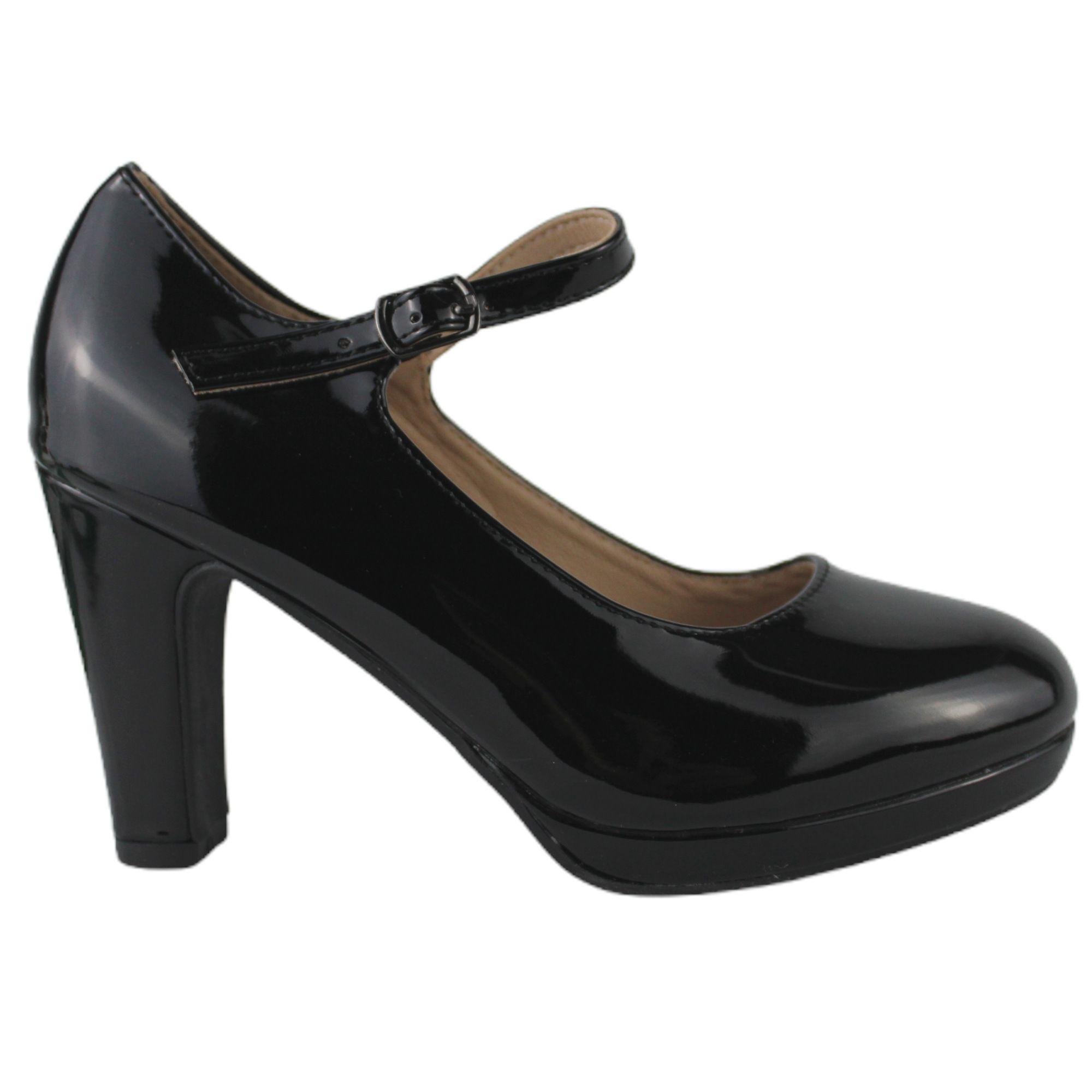 Zapato mujer taco alto A10 Yassne Negro-0