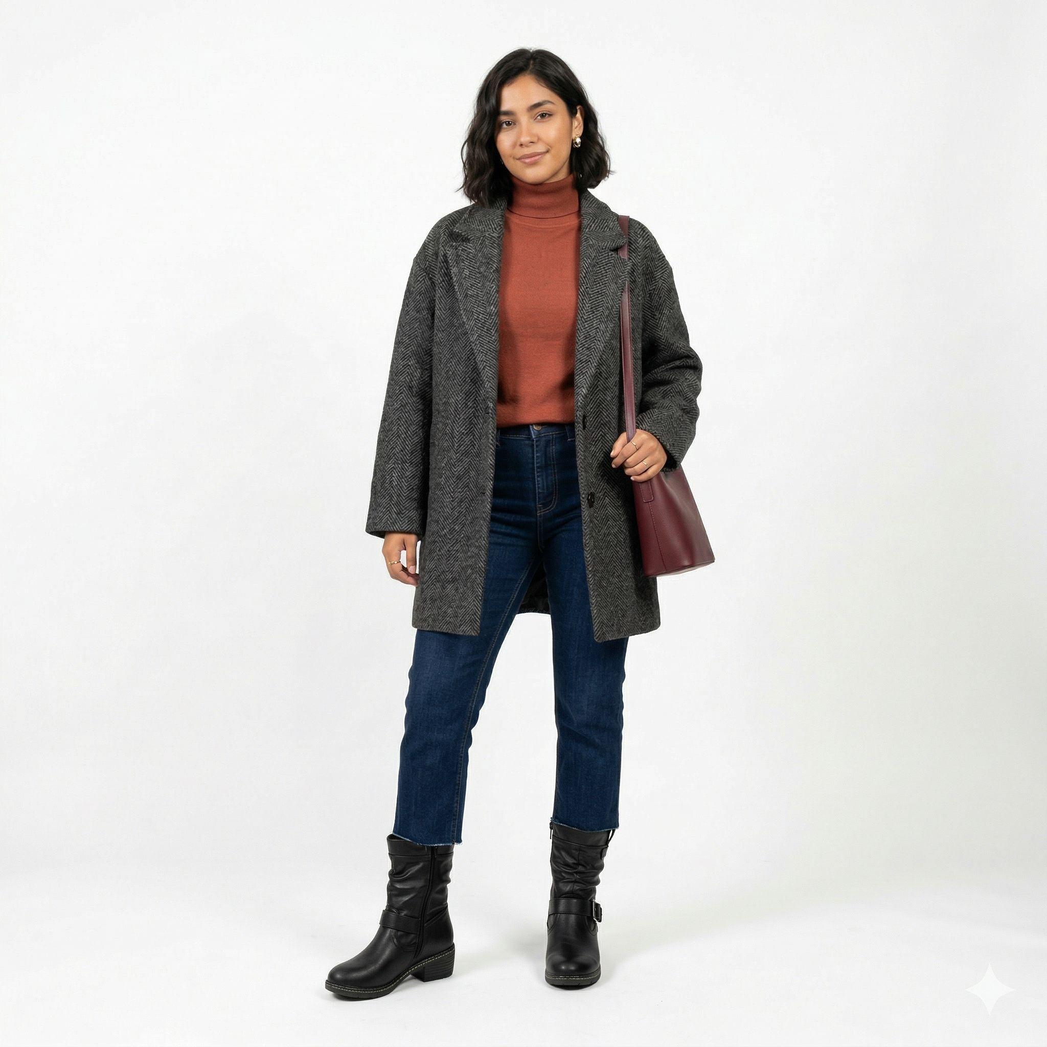 Botín Biker Taco Bajo L3500-1 Mujer-2