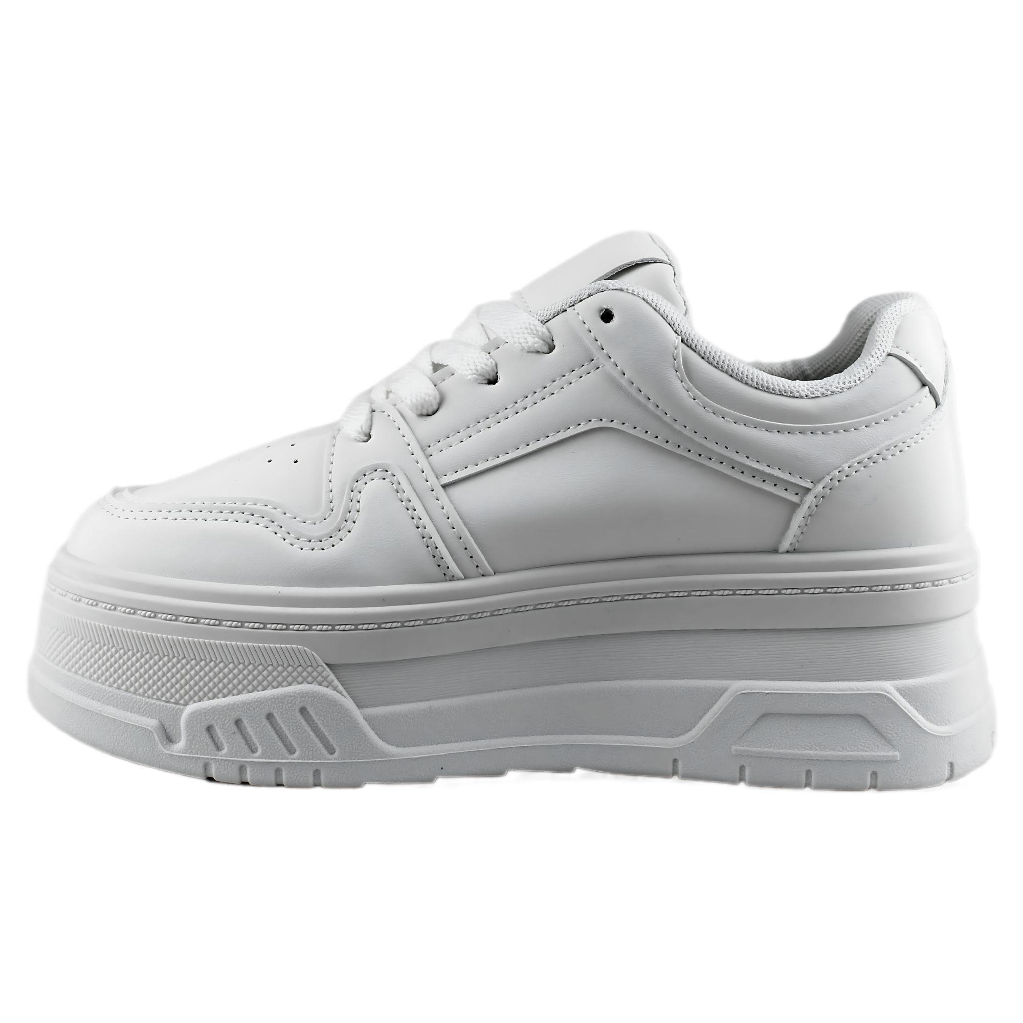 Zapatilla Escolar Unisex 12 Yassne Blanco-3