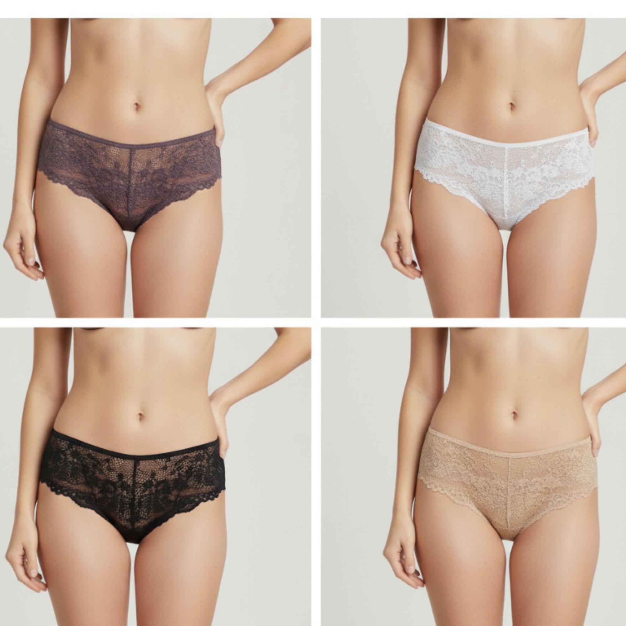 Culotte Encaje Pack De 4-4