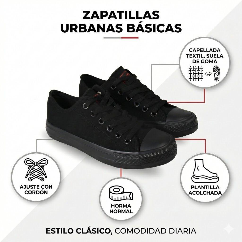 Zapatilla Escolar PG101-4 Negro-2