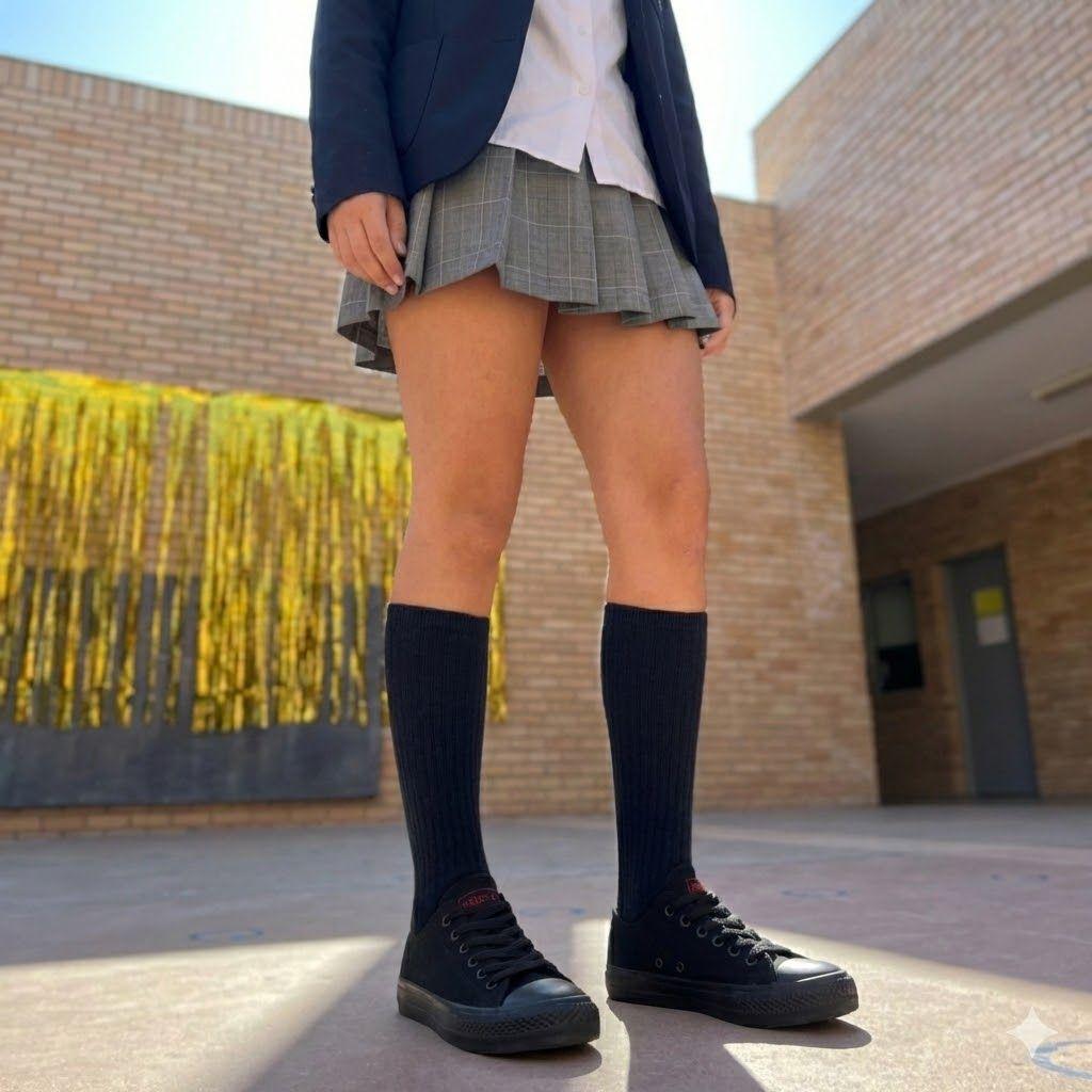 Zapatilla Escolar PG101-4 Negro-7