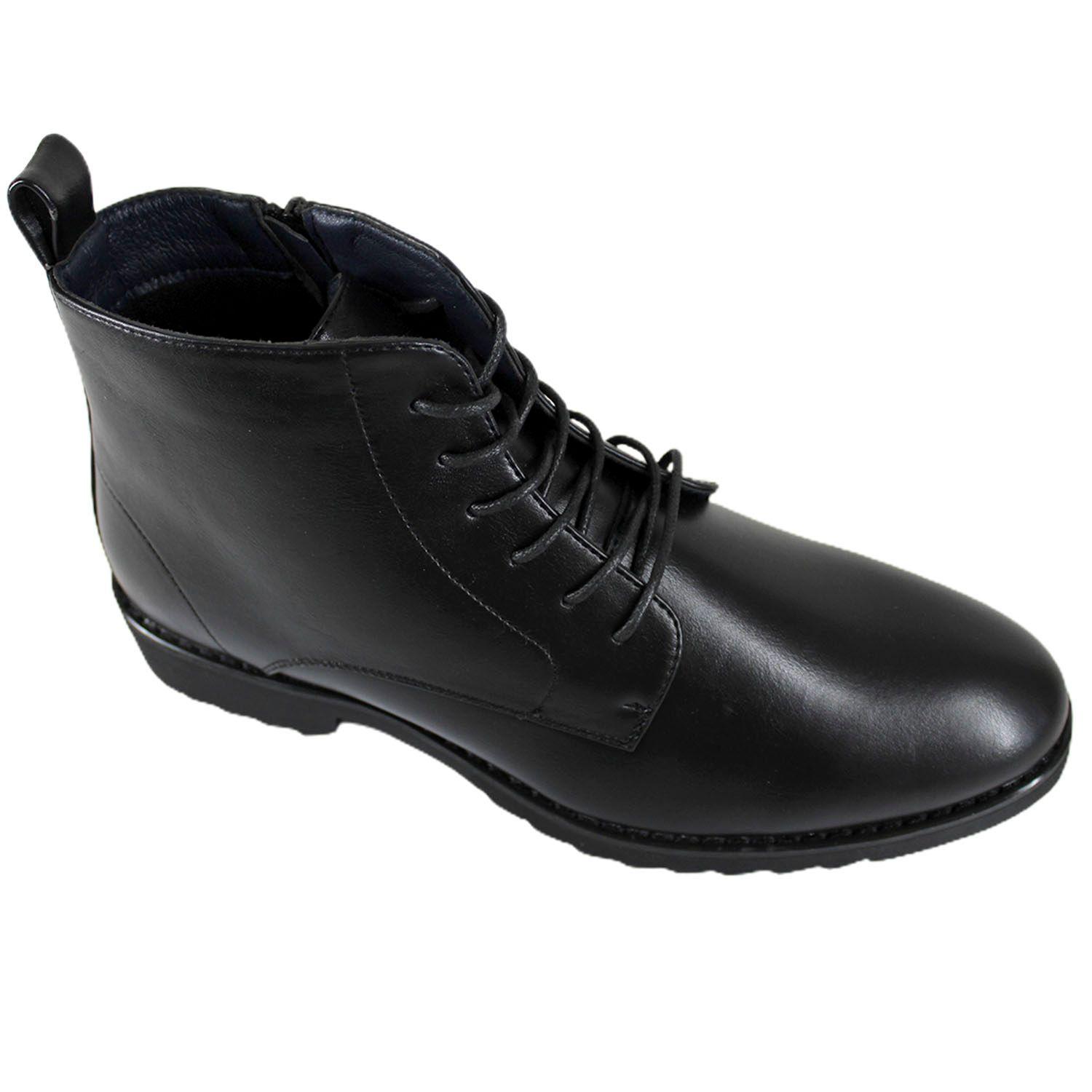 Botin Formal de Hombre con Cordon y Cierre MB11-2