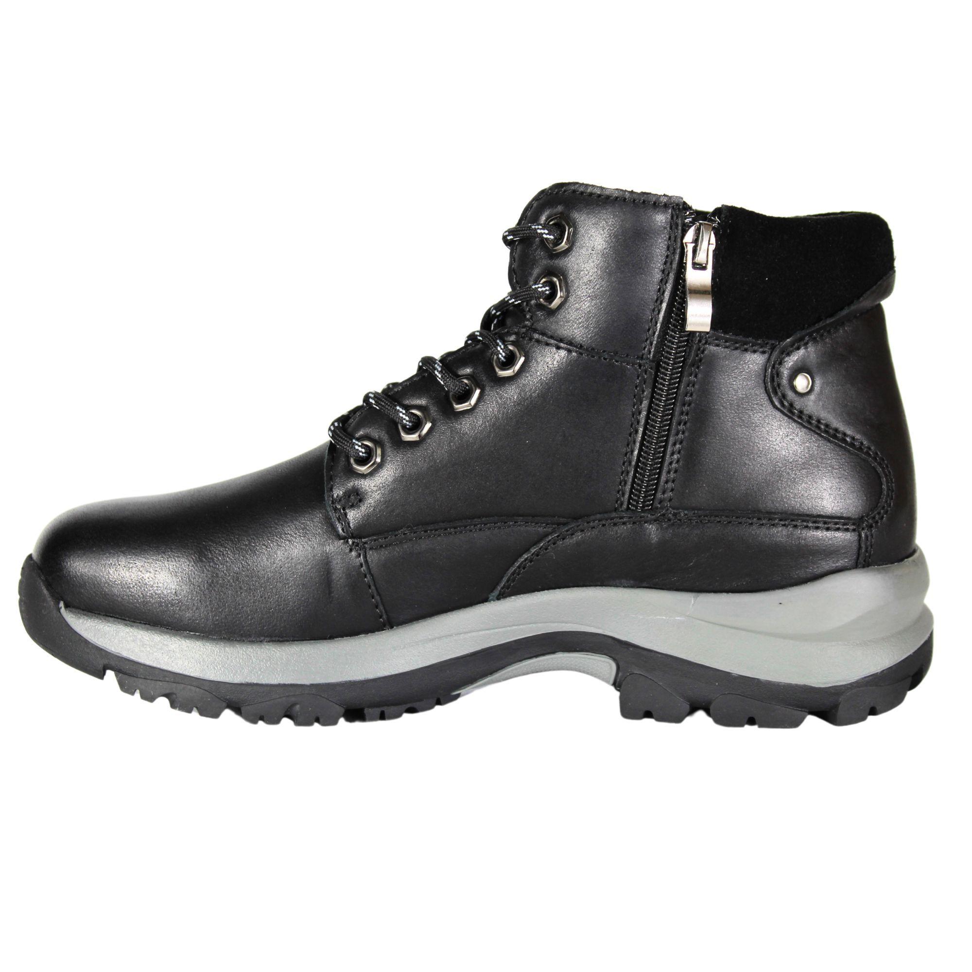 Botin Casual de Cuero Hombre C36 Negro-2