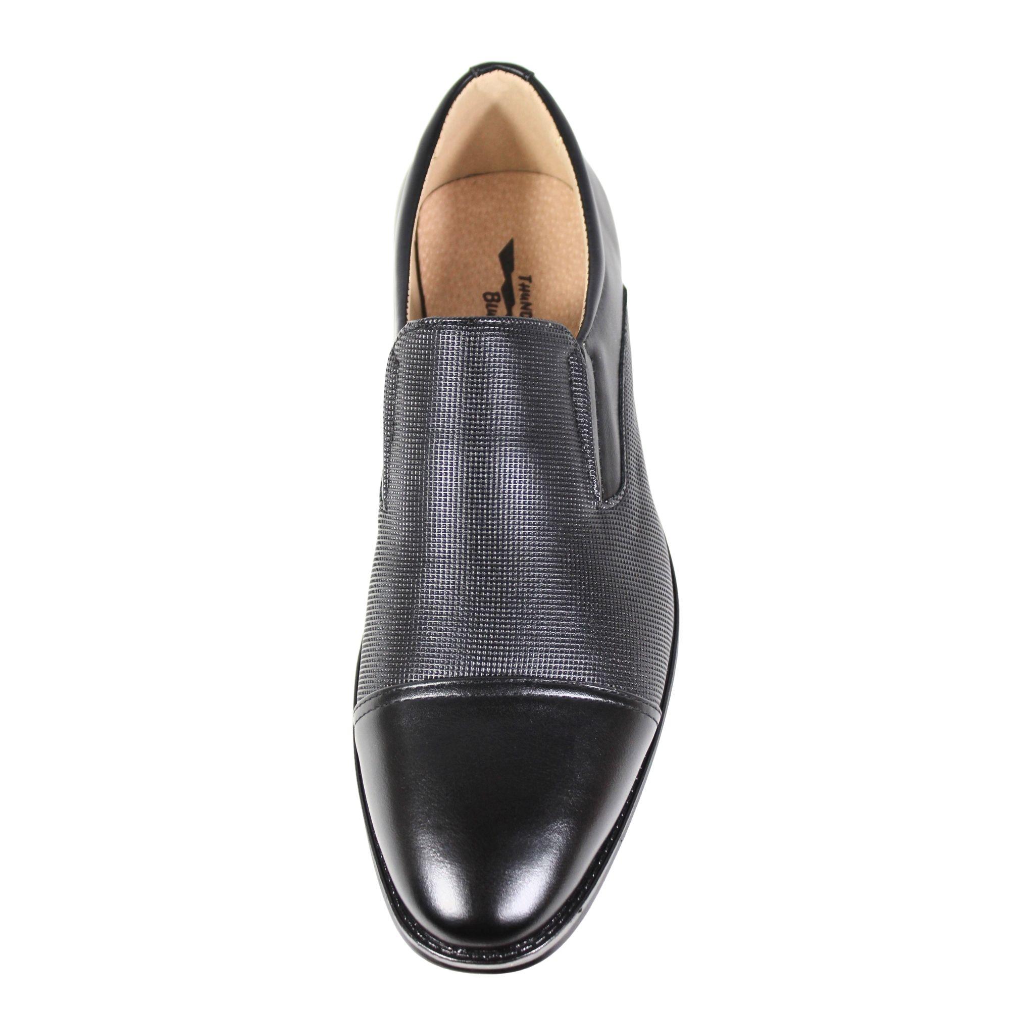 Zapato Mocasin de Vestir Slip-On B002 Negro-3