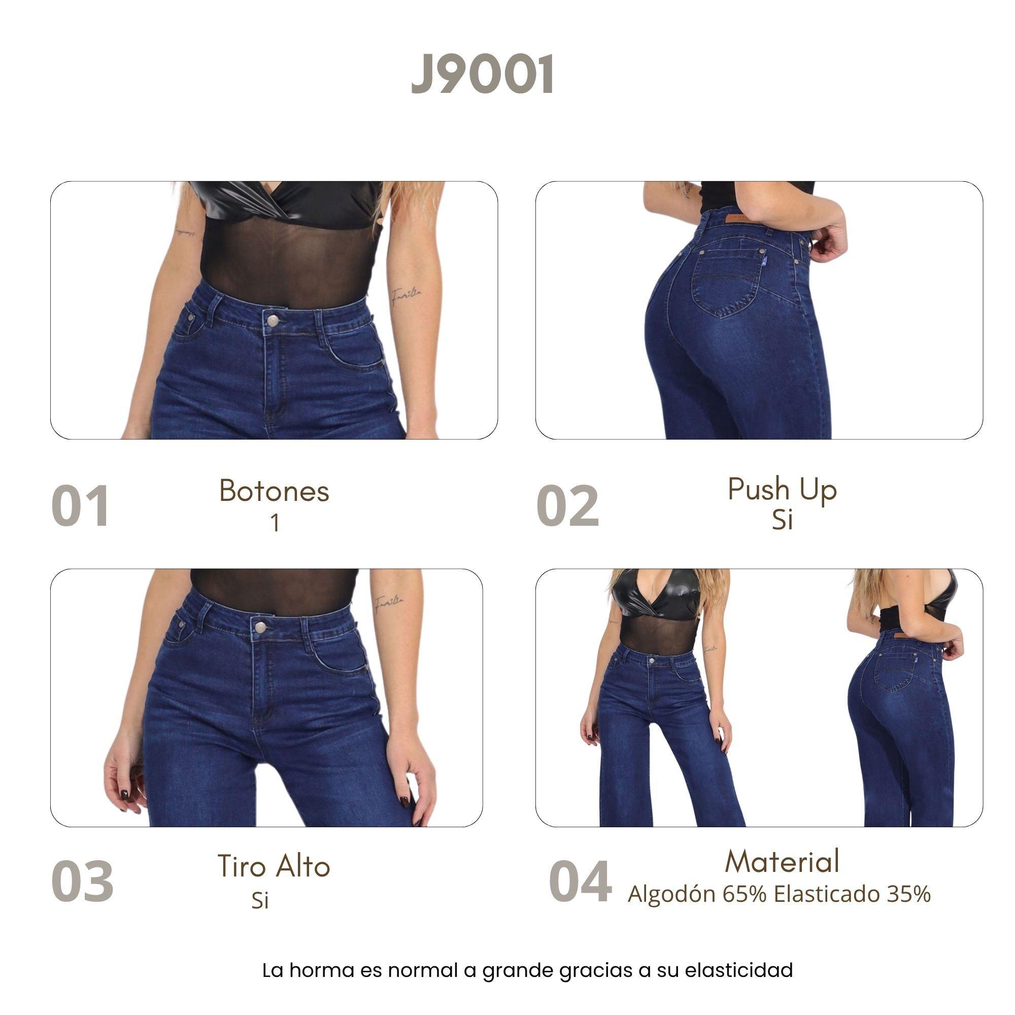 Jeans Mujer Recto J9001-4